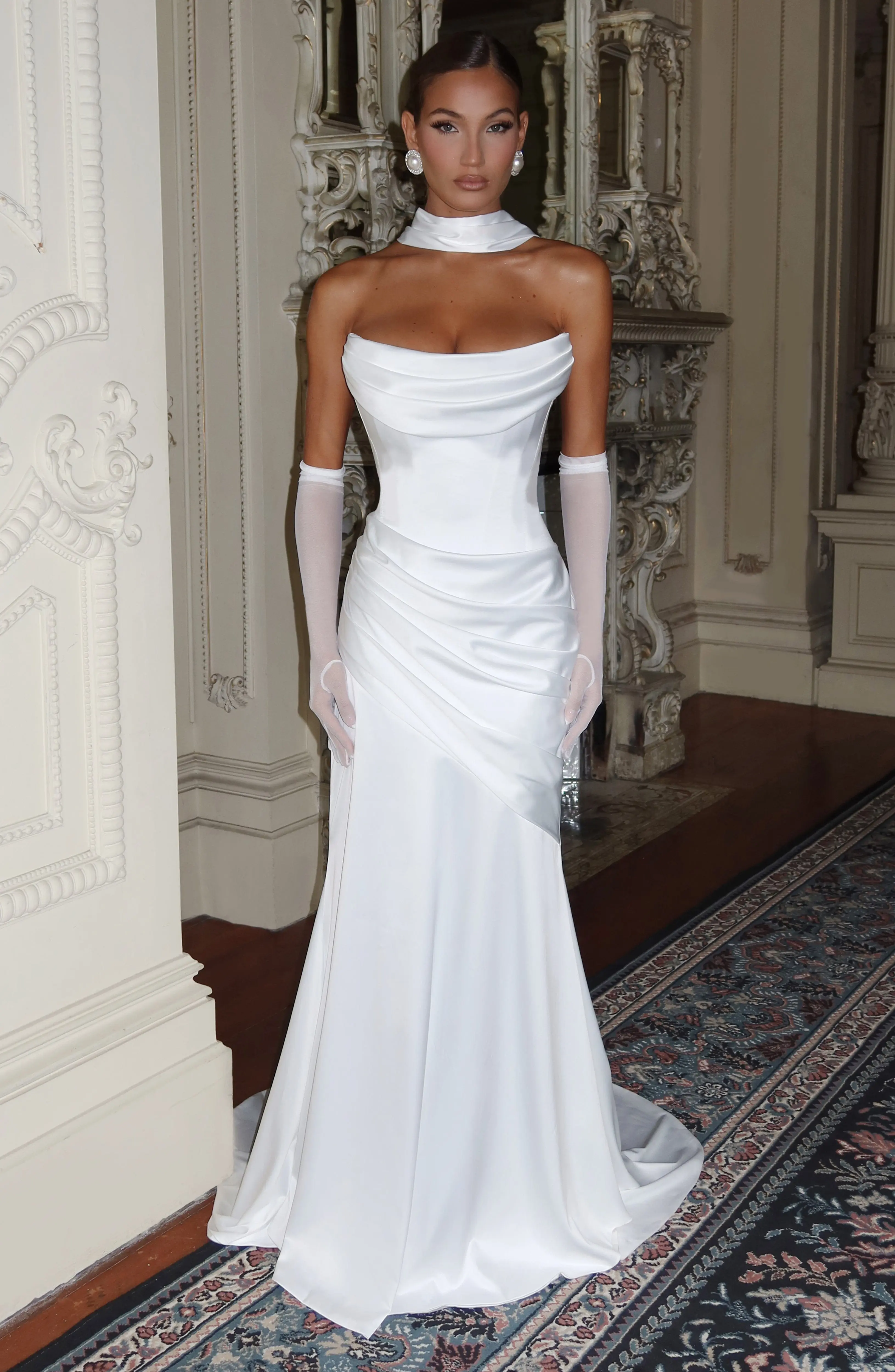 Kensington Maxi Dress - Ivory - Image 3