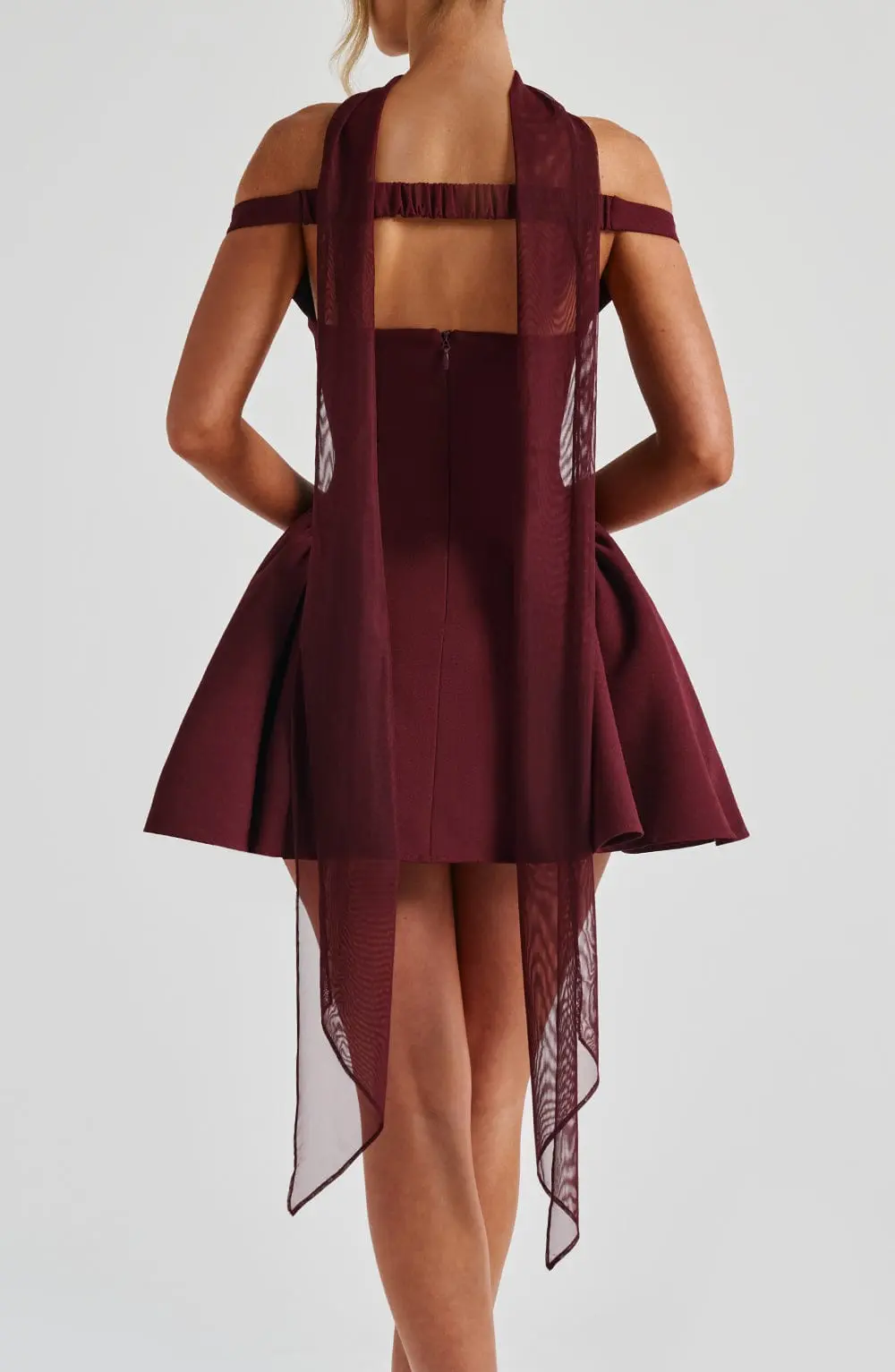 Ayla Scarf - Cherry Lacquer - Image 4