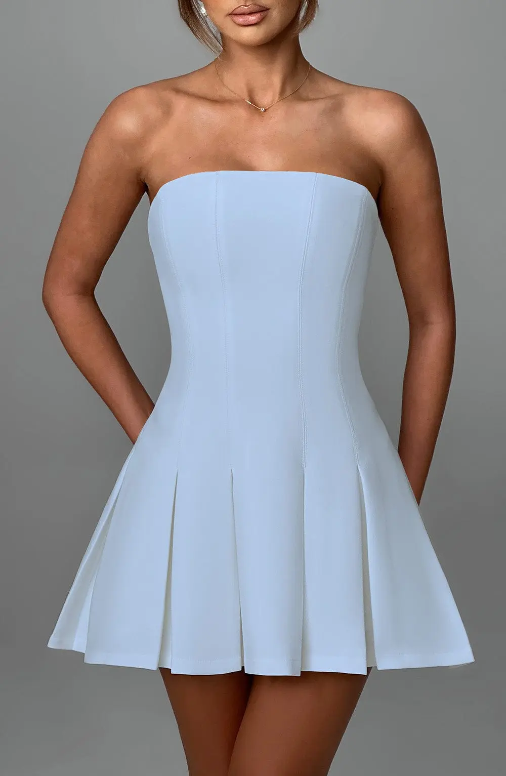 Bryony Mini Dress - Blue - Image 2
