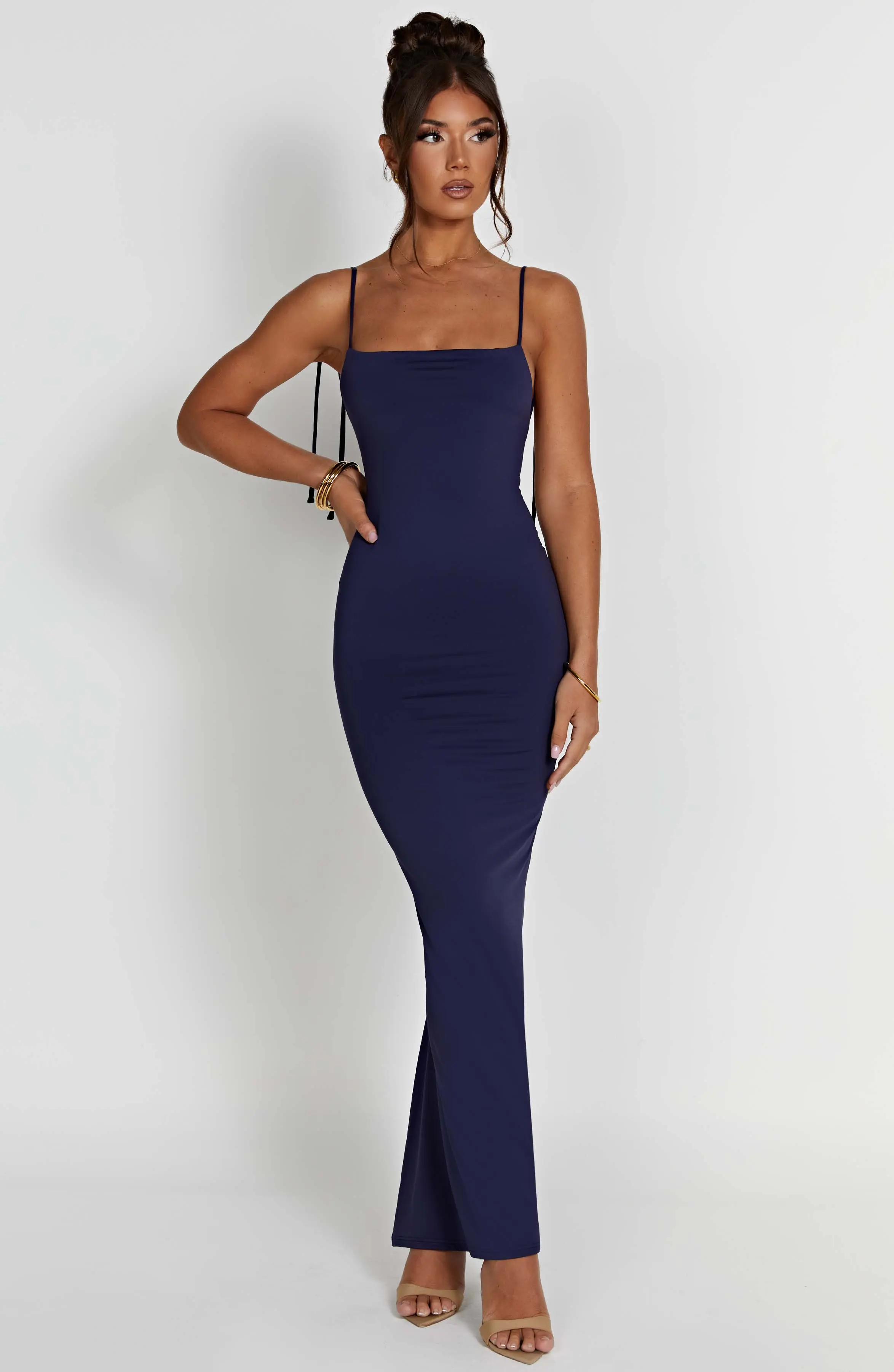Sanya Maxi Dress - Navy - Image 12
