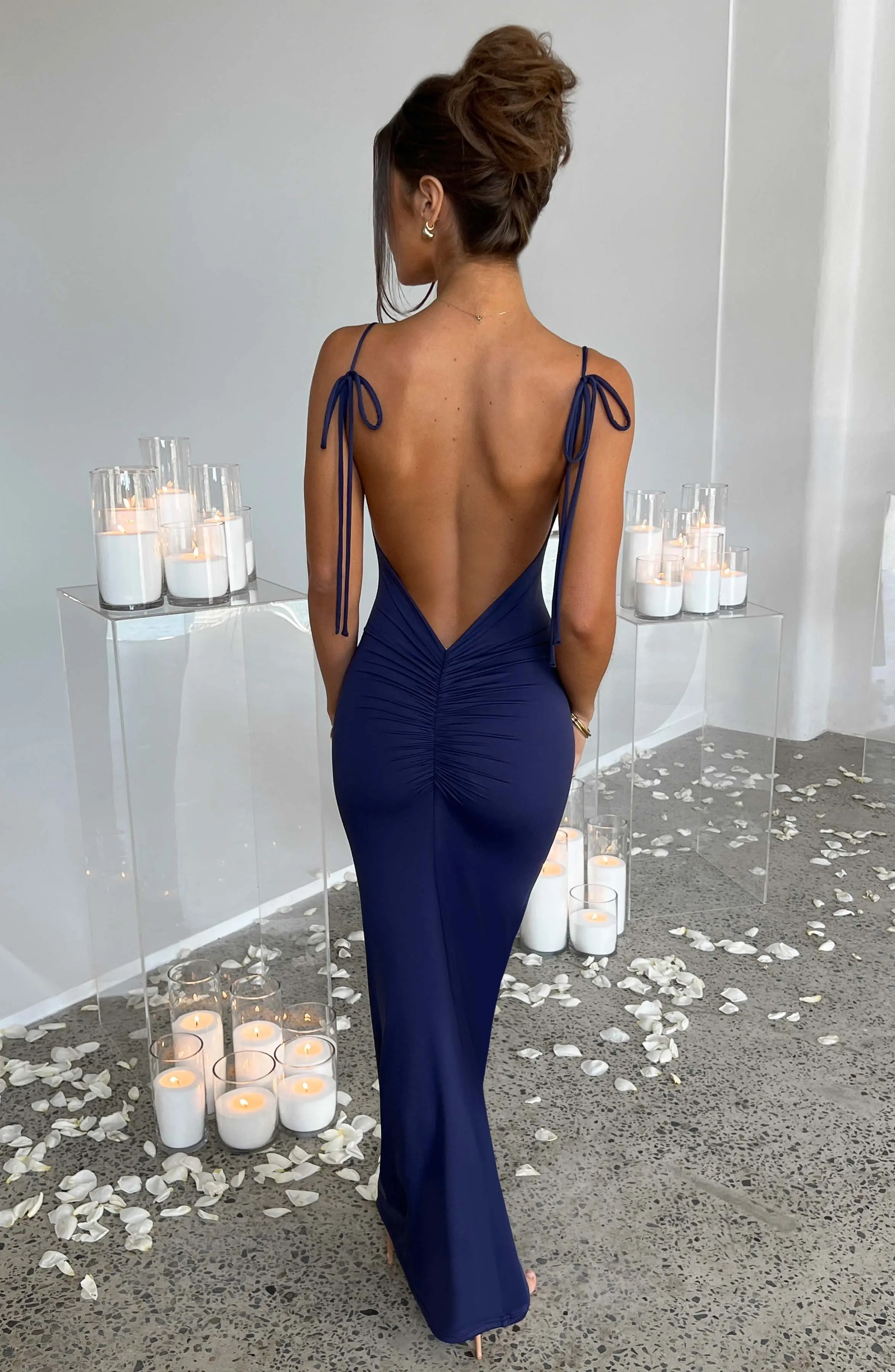 Sanya Maxi Dress - Navy - Image 3