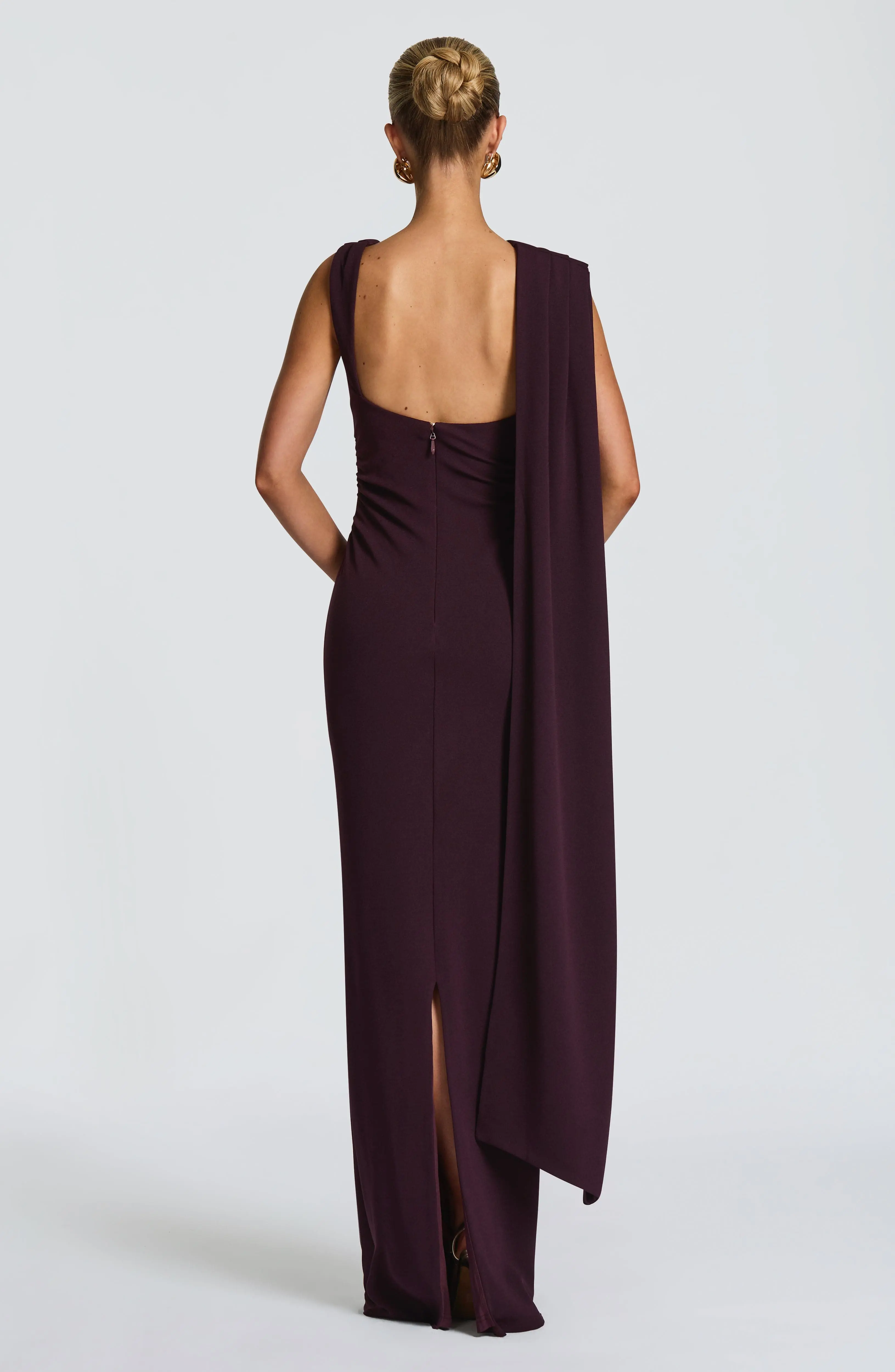Kylie Maxi Dress - Plum - Image 4