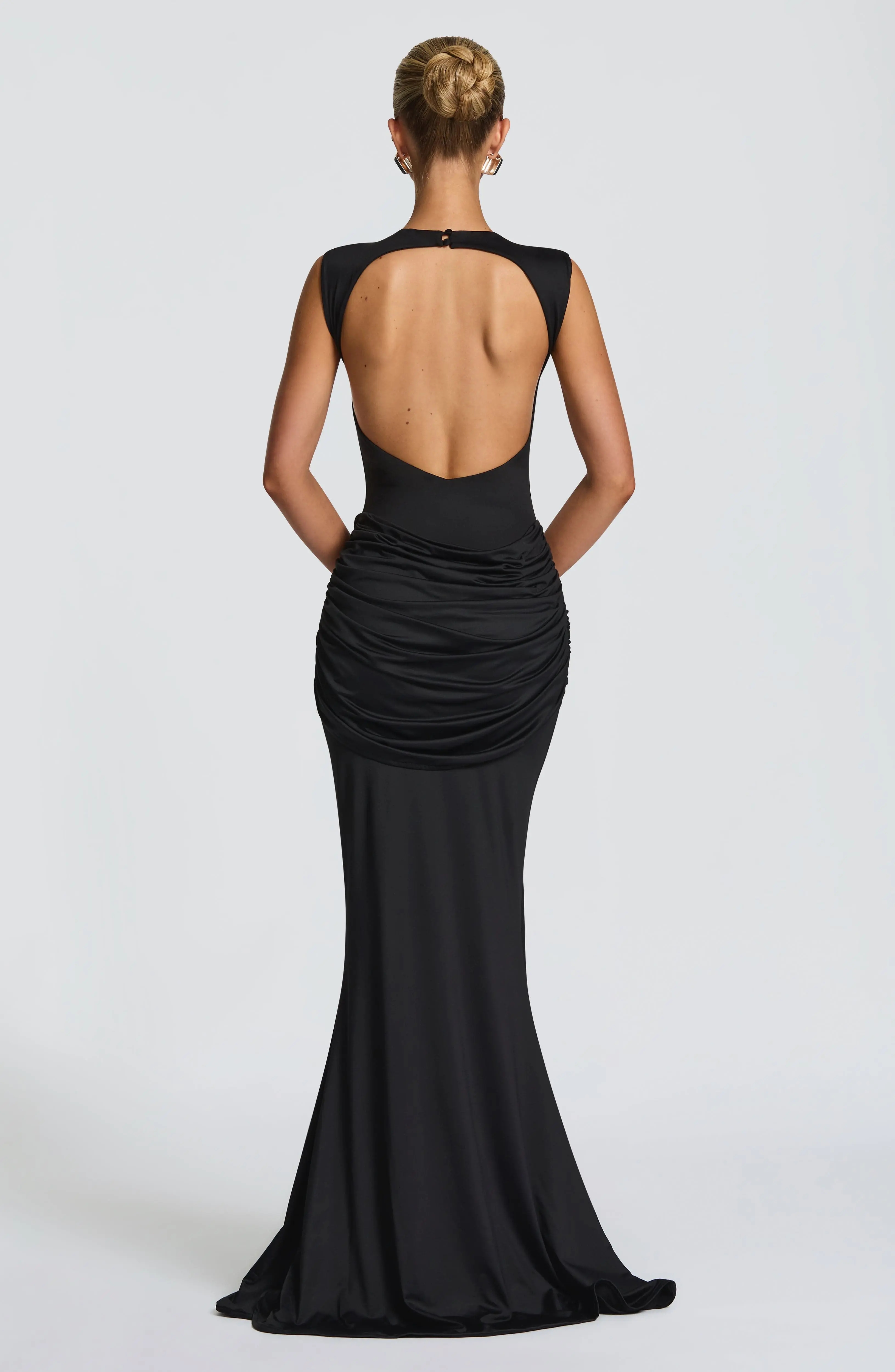 Lorenza Maxi Dress - Black - Image 2