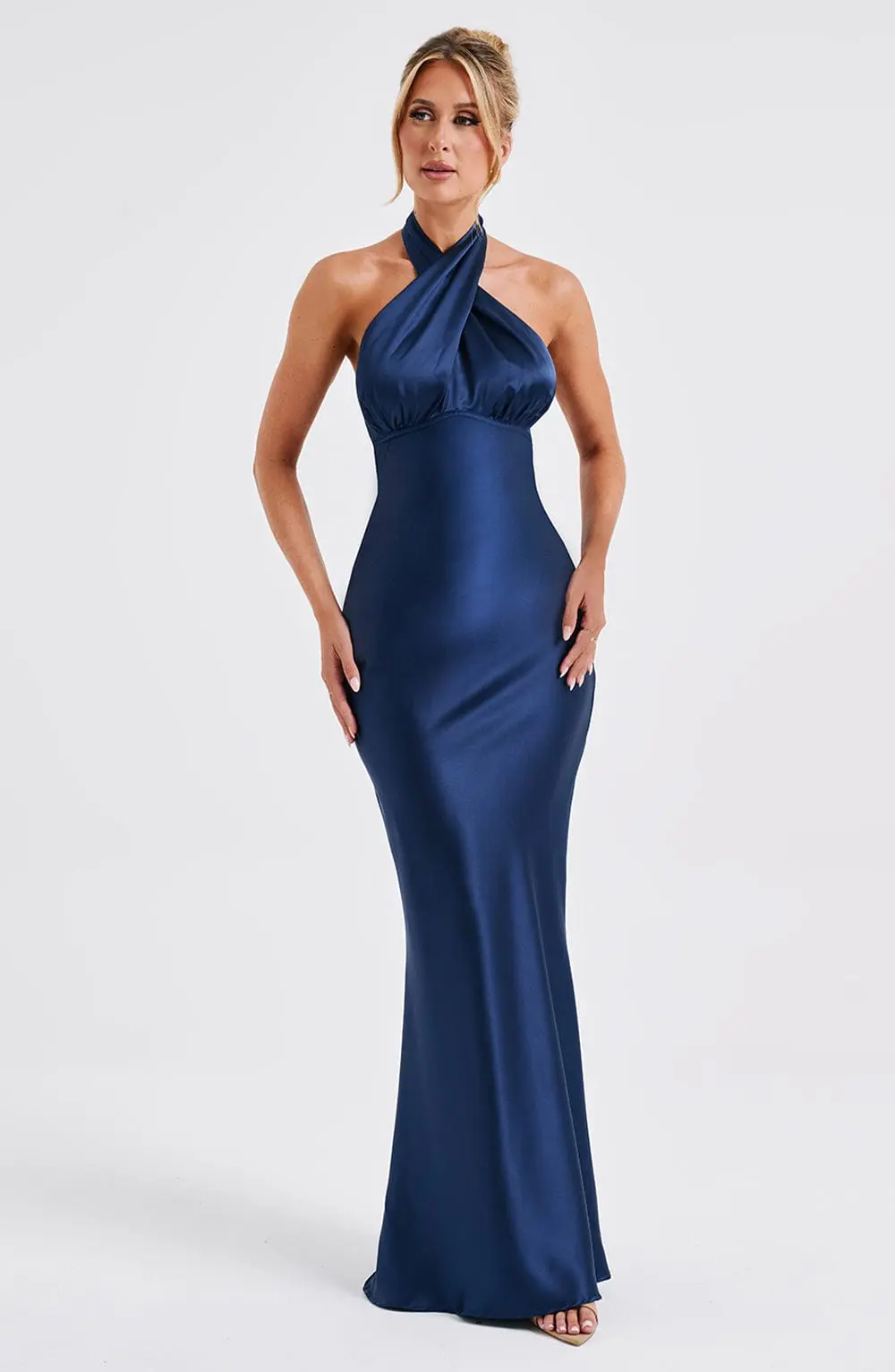 Dimitra Maxi Dress - Navy - Image 3