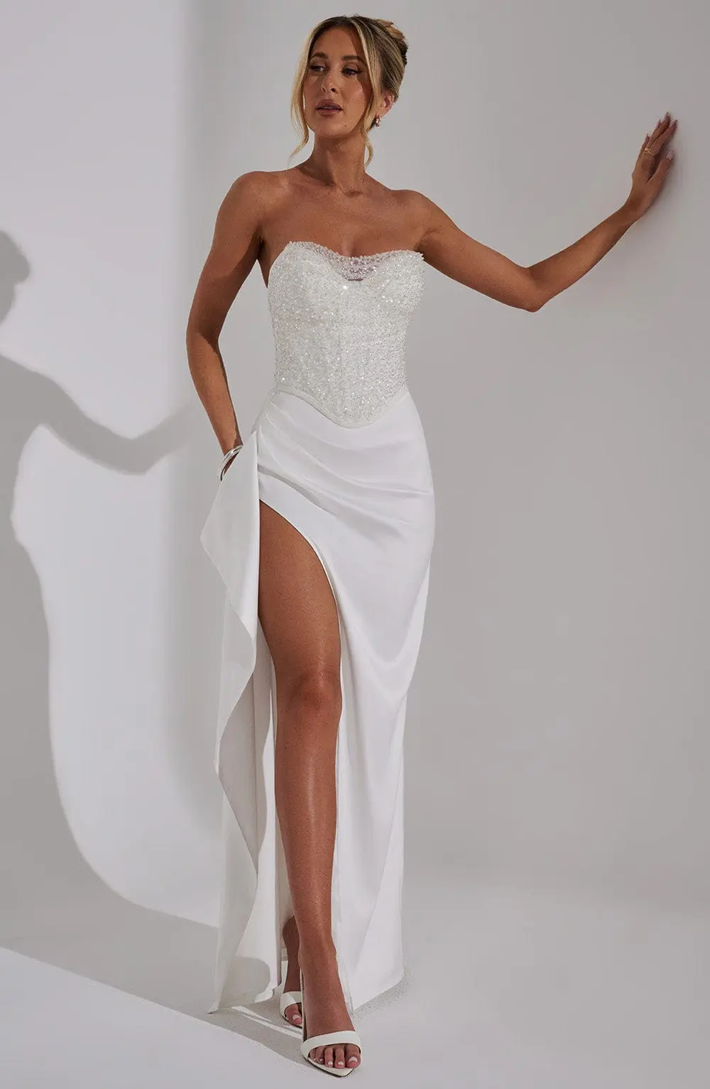 Emrielle Maxi Dress - Ivory - Image 3