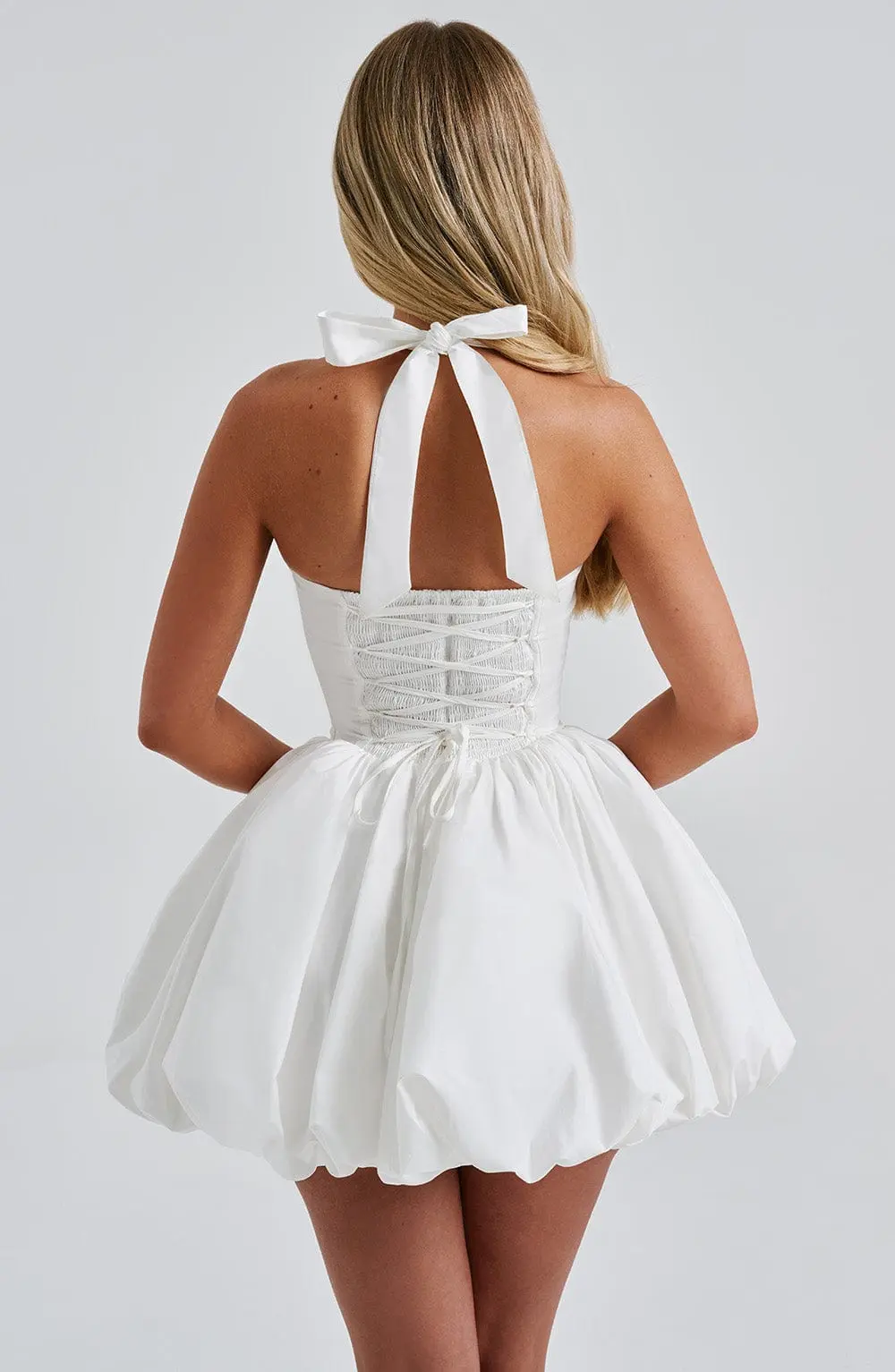 Maricia Mini Dress - Ivory - Image 8