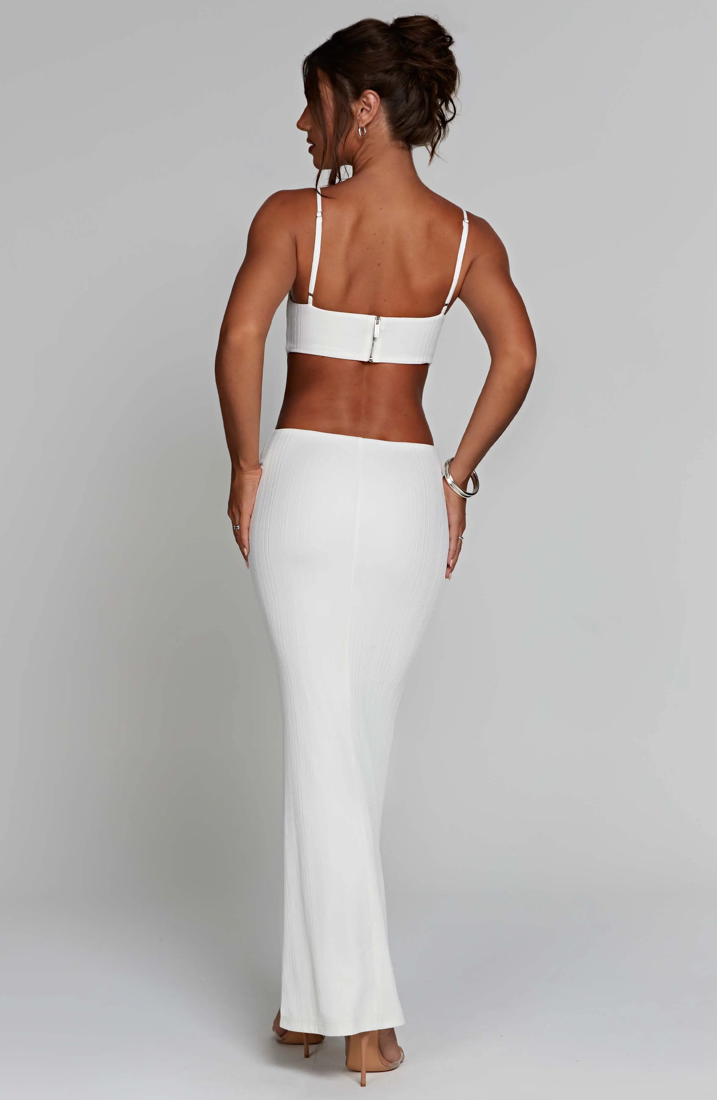 Celine Maxi Dress - White - Image 5