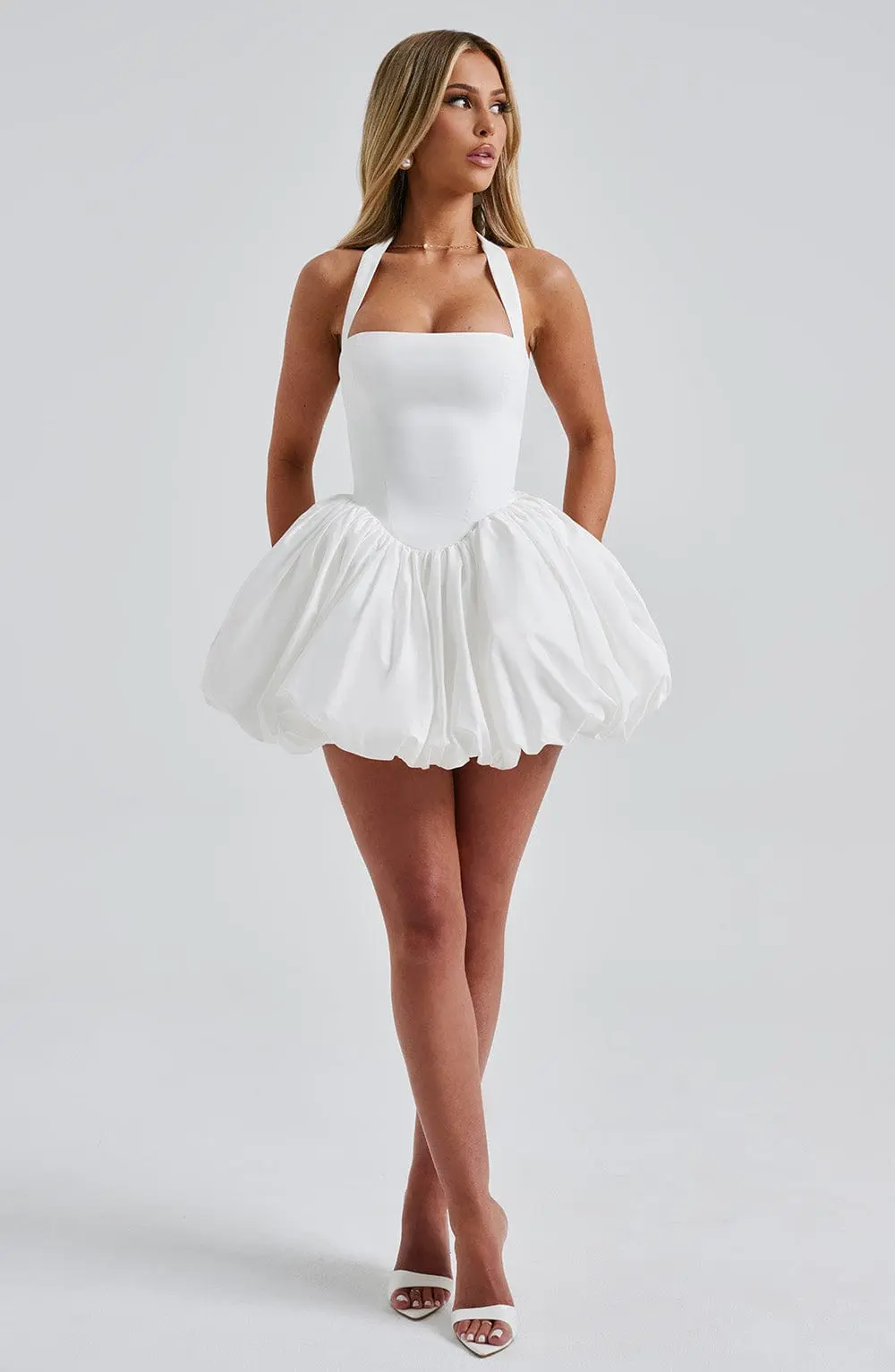 Maricia Mini Dress - Ivory - Image 9