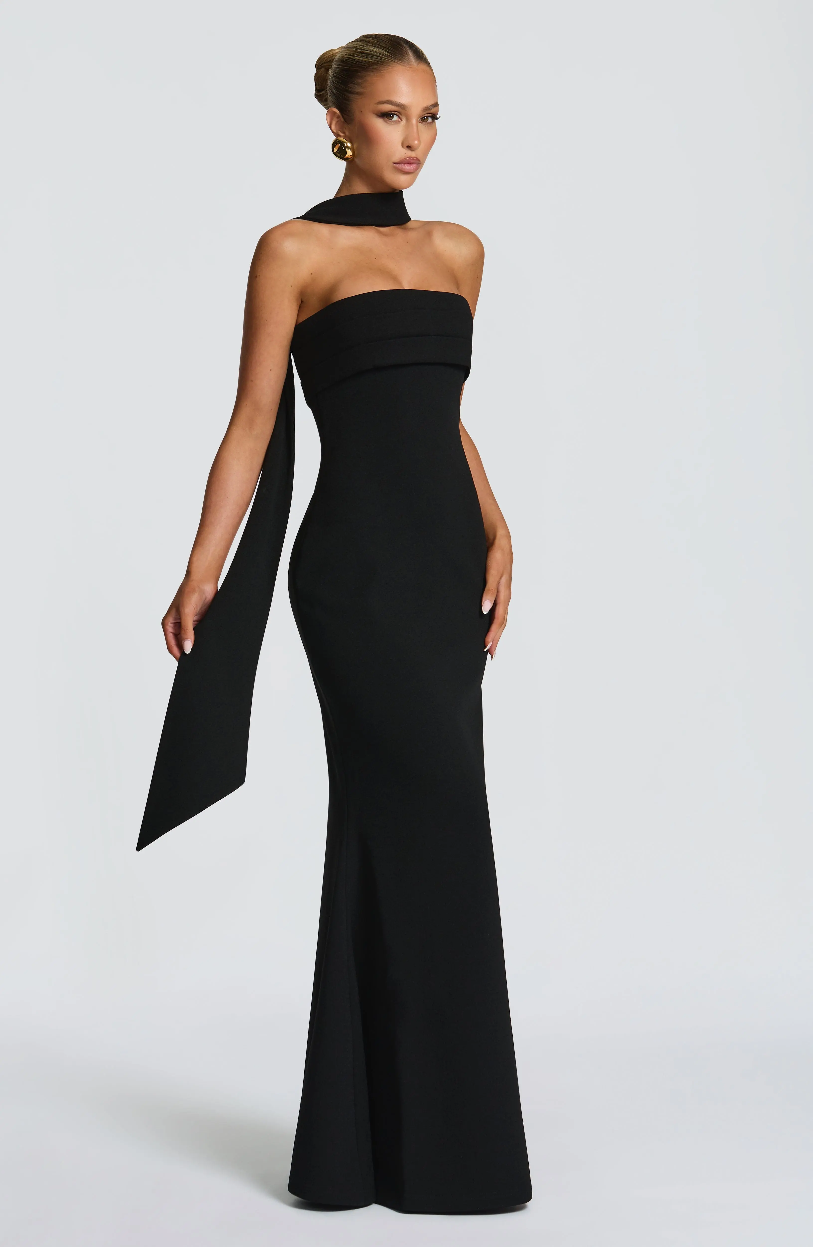 Leura Maxi Dress - Black - Image 4
