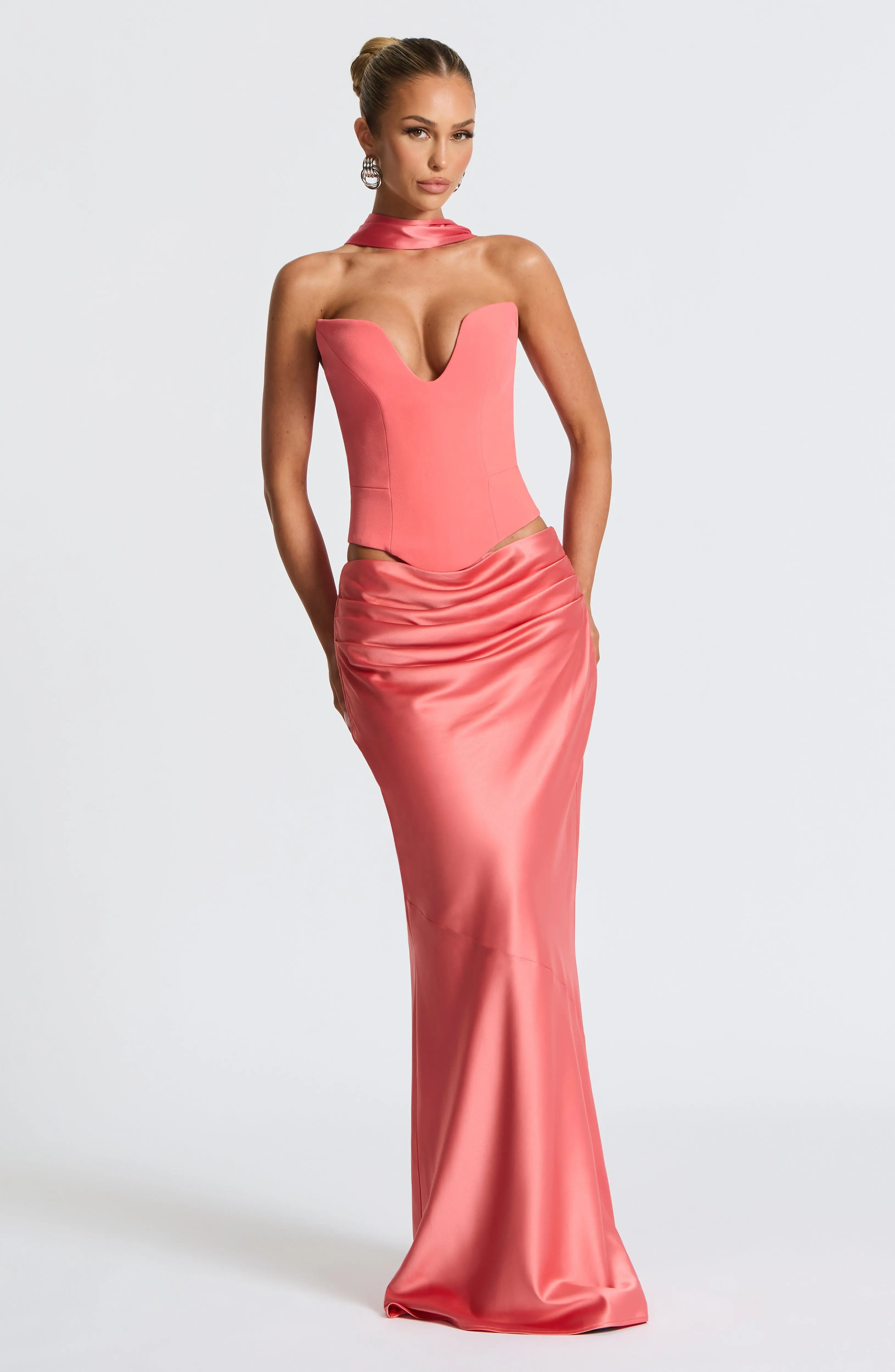Kamiyah Corset - Coral Pink - Image 9