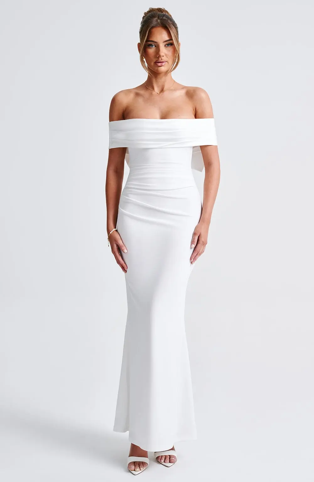 Joanna Maxi Dress - Ivory - Image 17
