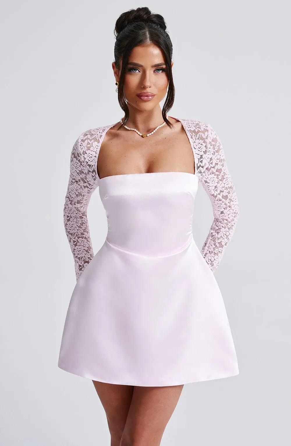 Sadie Mini Dress - Blush - Image 10