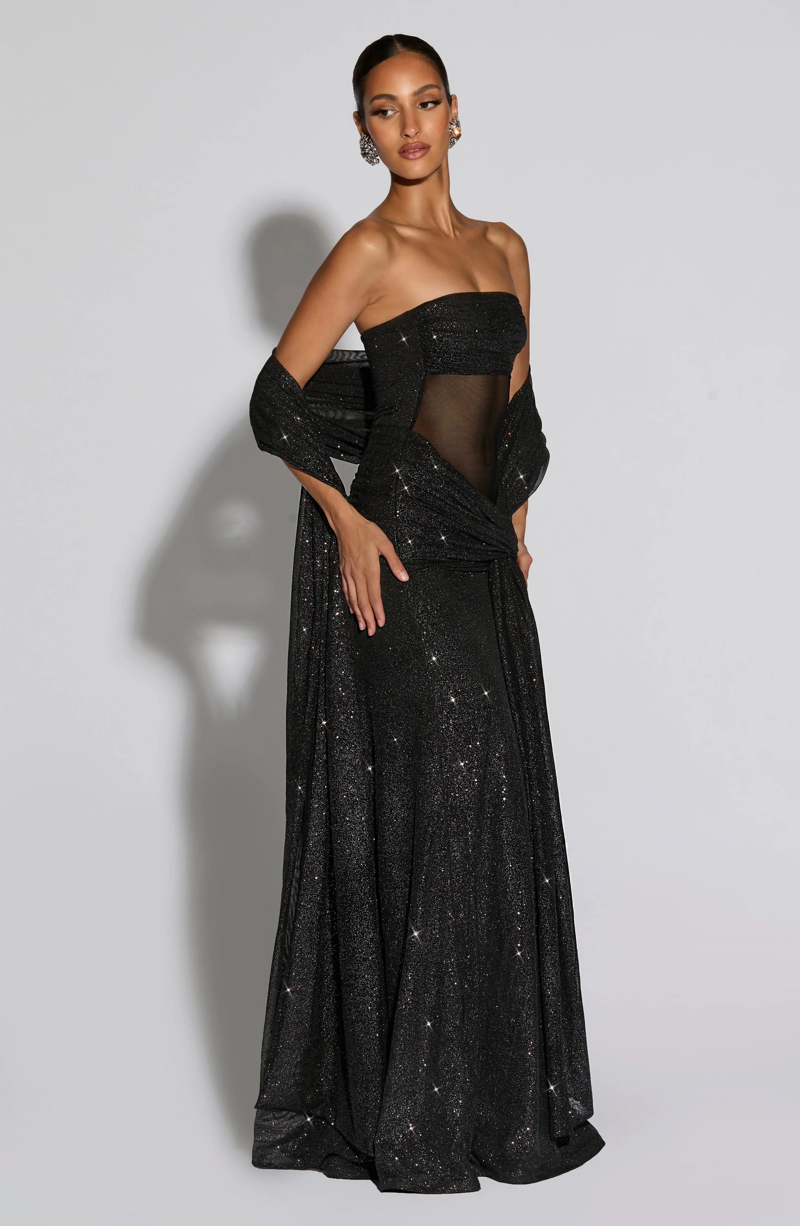 Agnes Shawl - Black Sparkle - Image 9