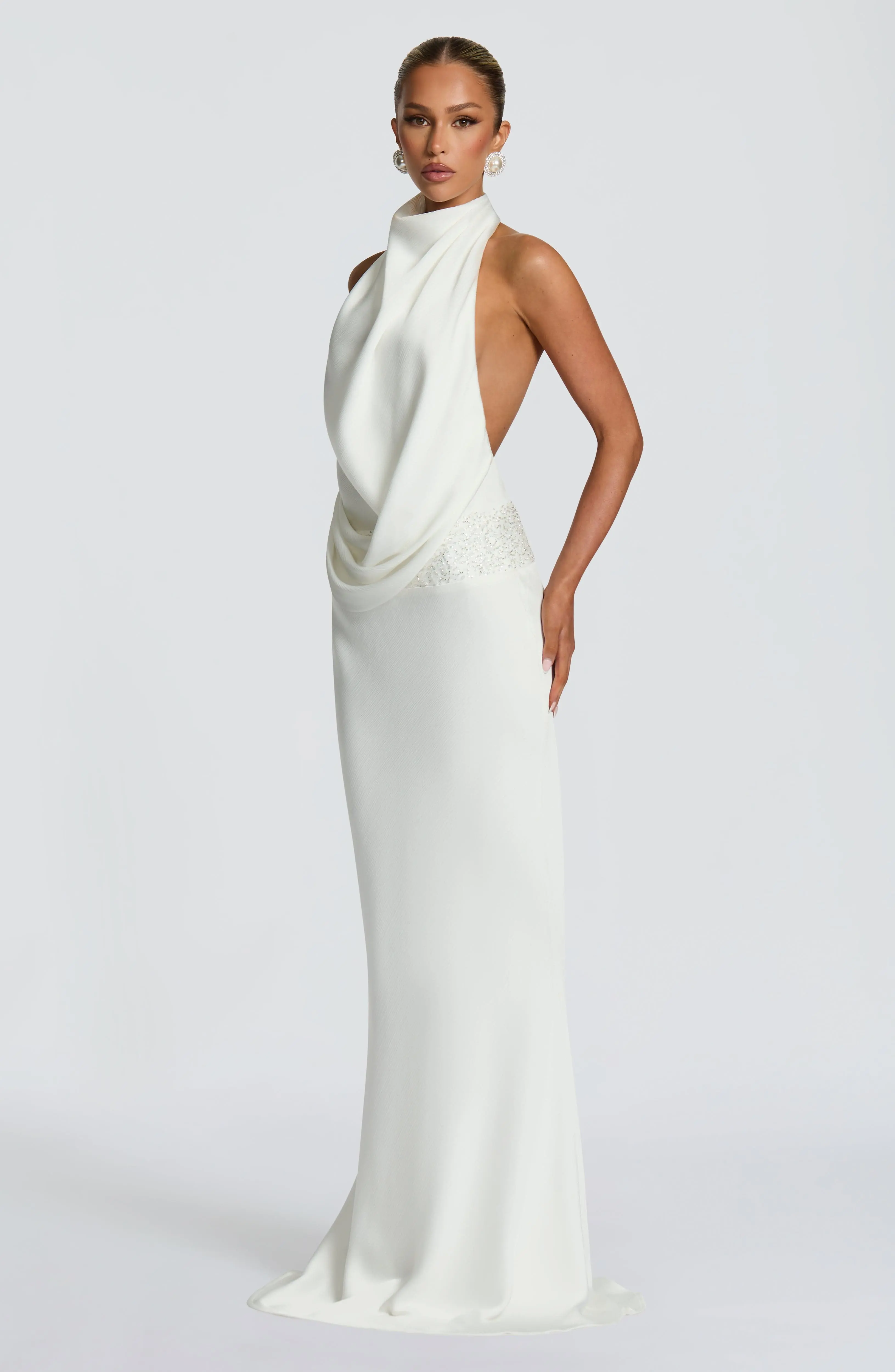 Armelle Maxi Dress - Ivory - Image 10