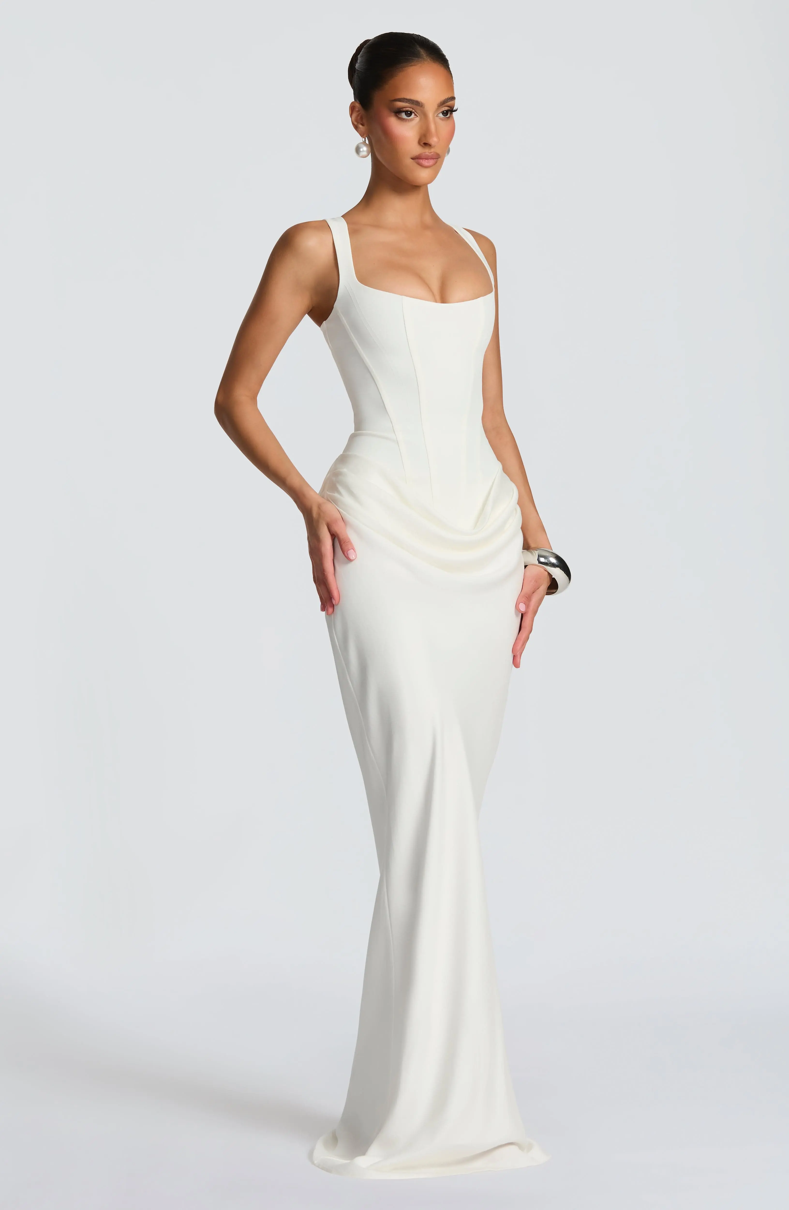 Cornelia Maxi Dress - Ivory - Image 6
