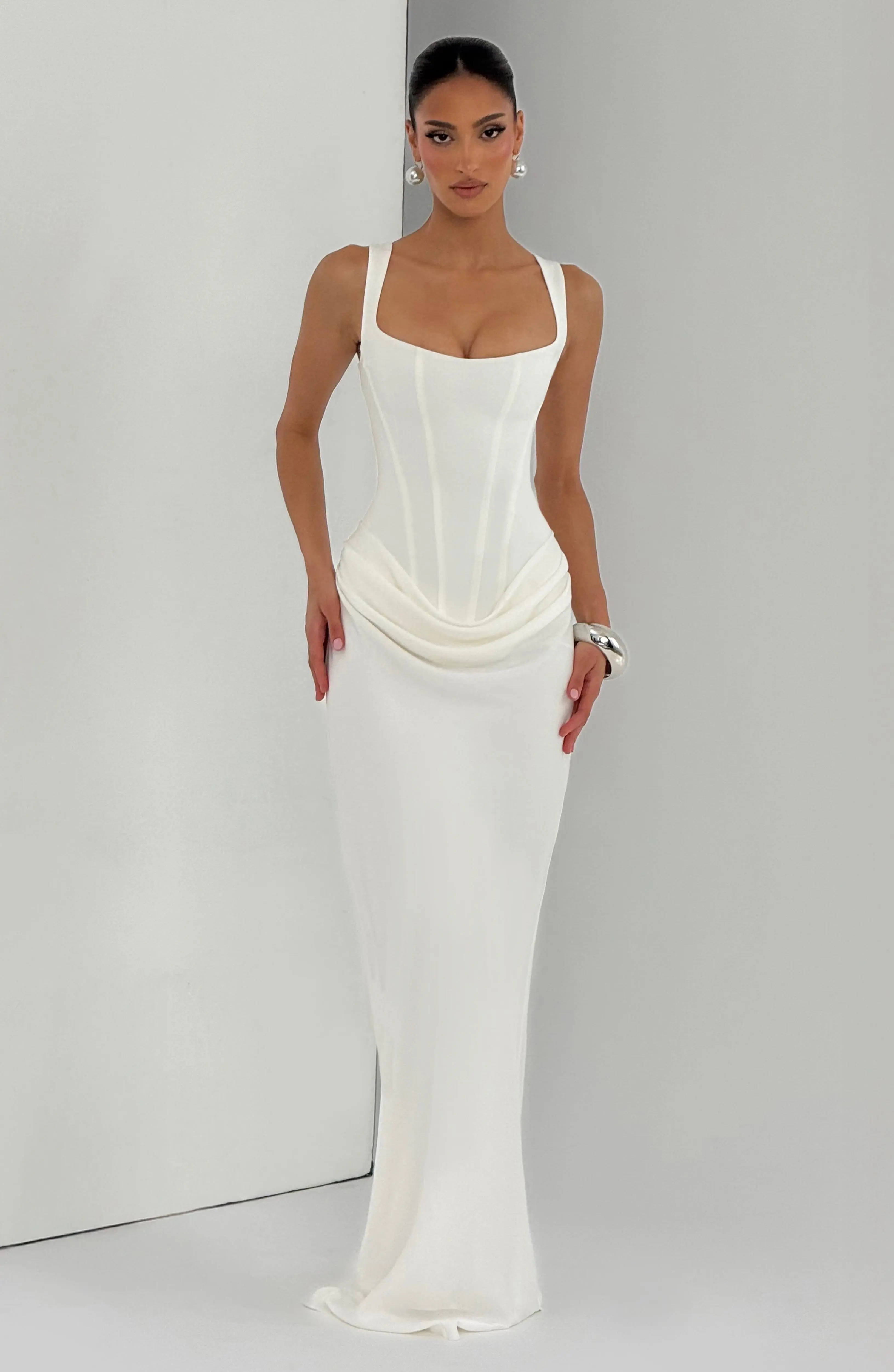 Cornelia Maxi Dress - Ivory - Image 9