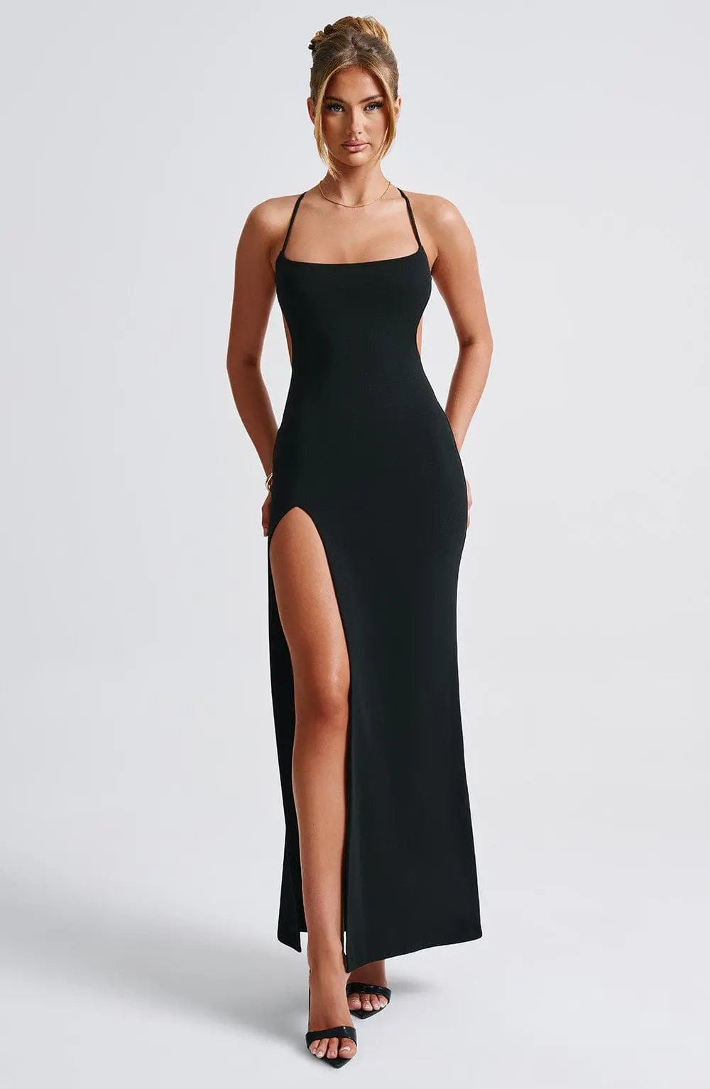 Beatrix Maxi Dress - Black - Image 12