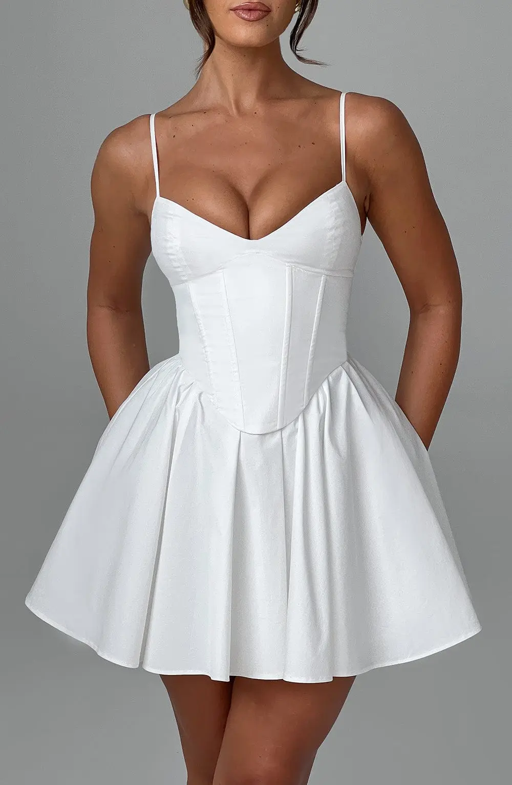 Analeigh Mini Dress - Ivory - Image 2