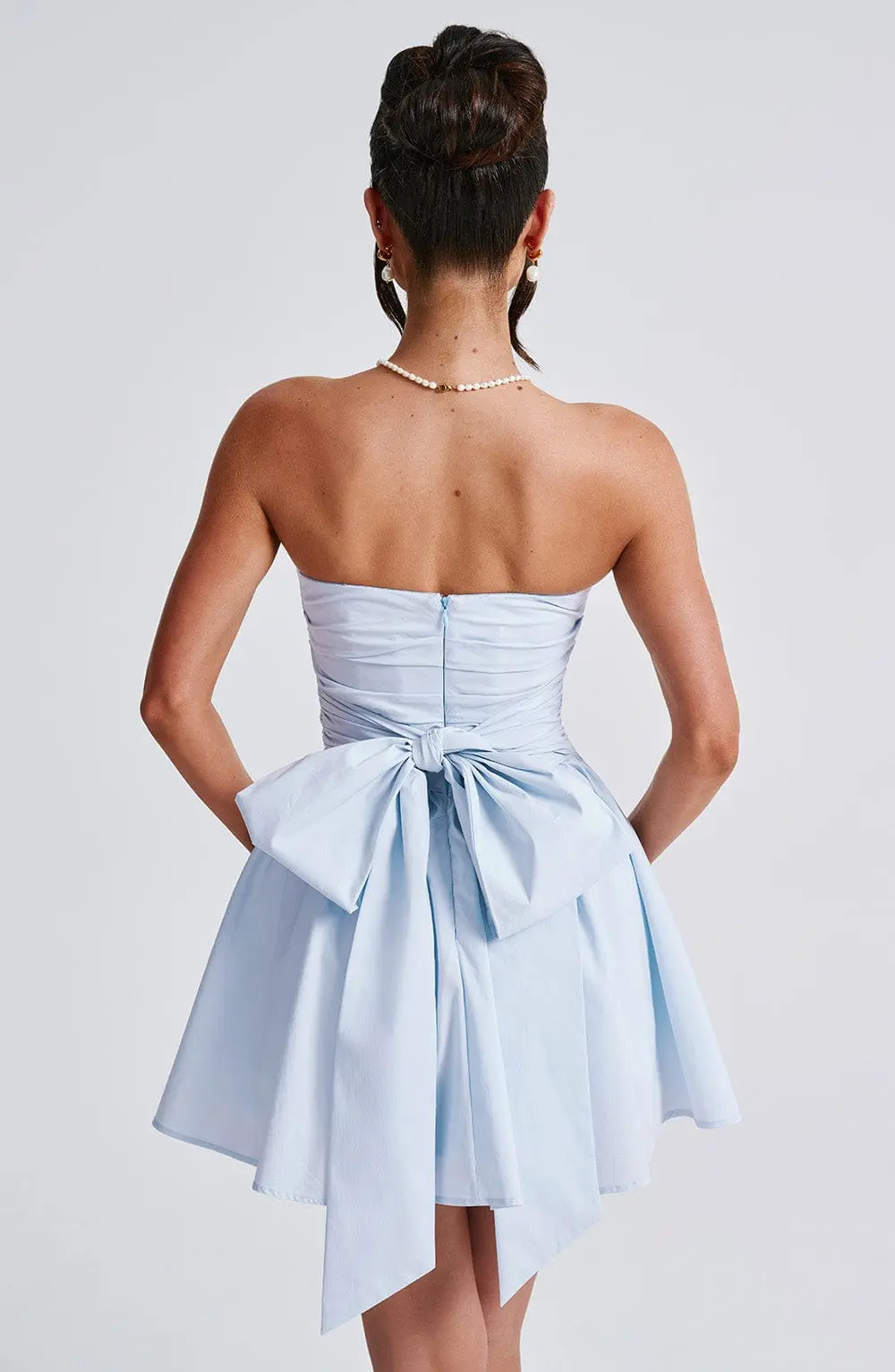 Katrina Mini Dress - Blue - Image 5