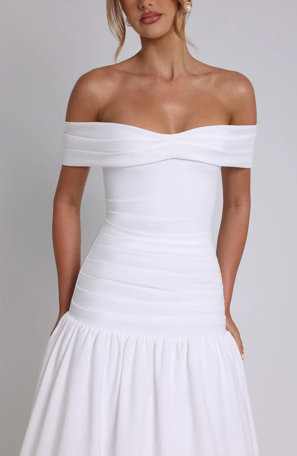 Wilhelmina Midaxi Dress - Ivory - Image 5