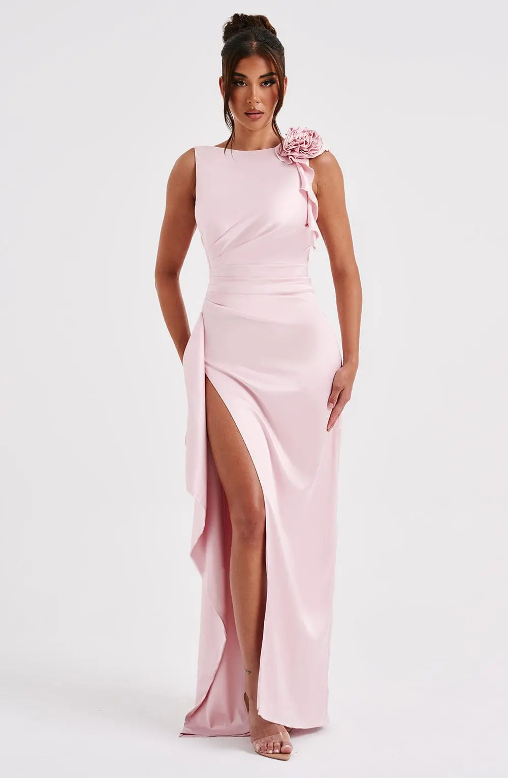 Peggy Maxi Dress - Blush - Image 7