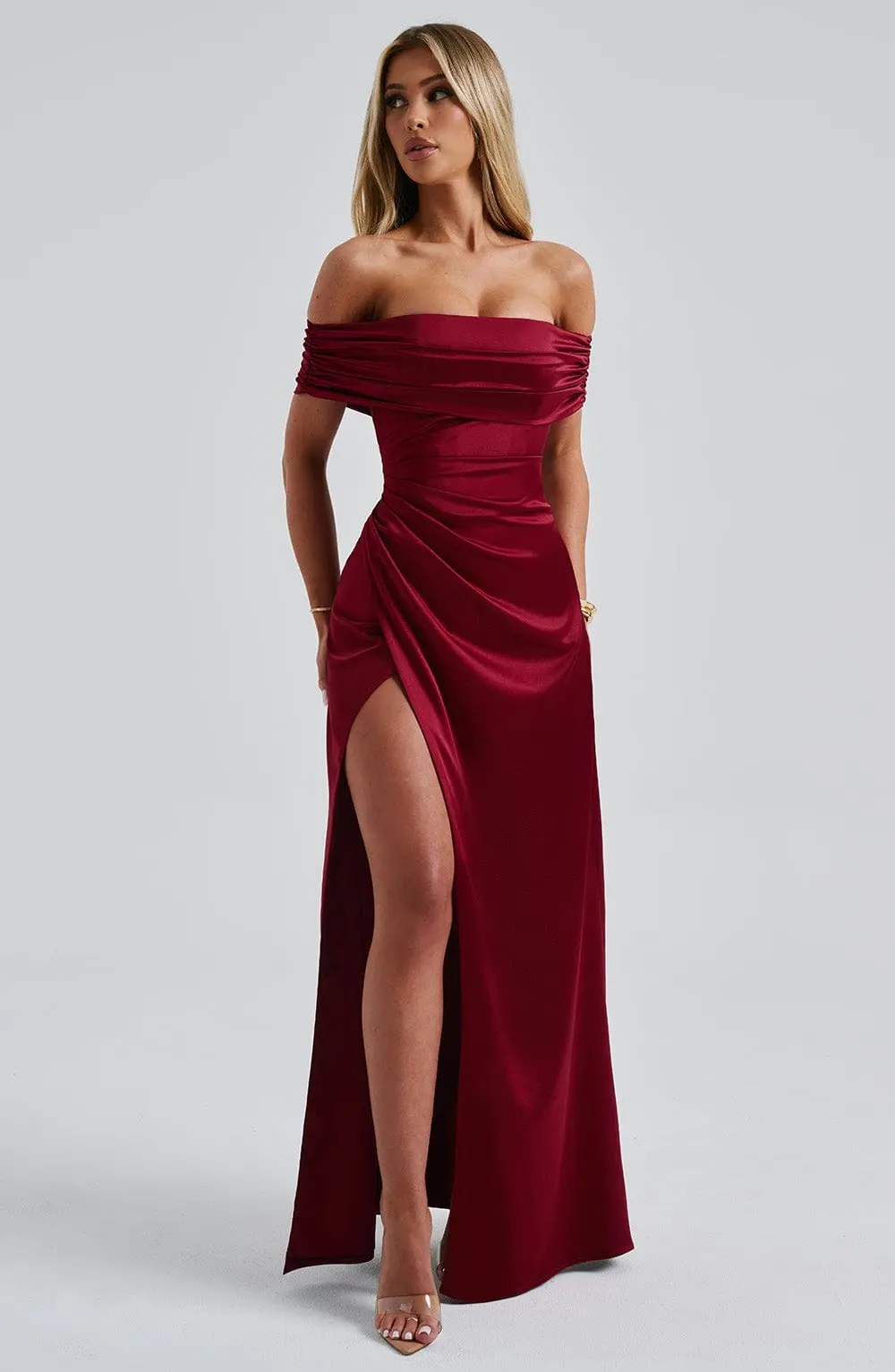 Gwendolyn Maxi Dress - Burgundy - Image 9