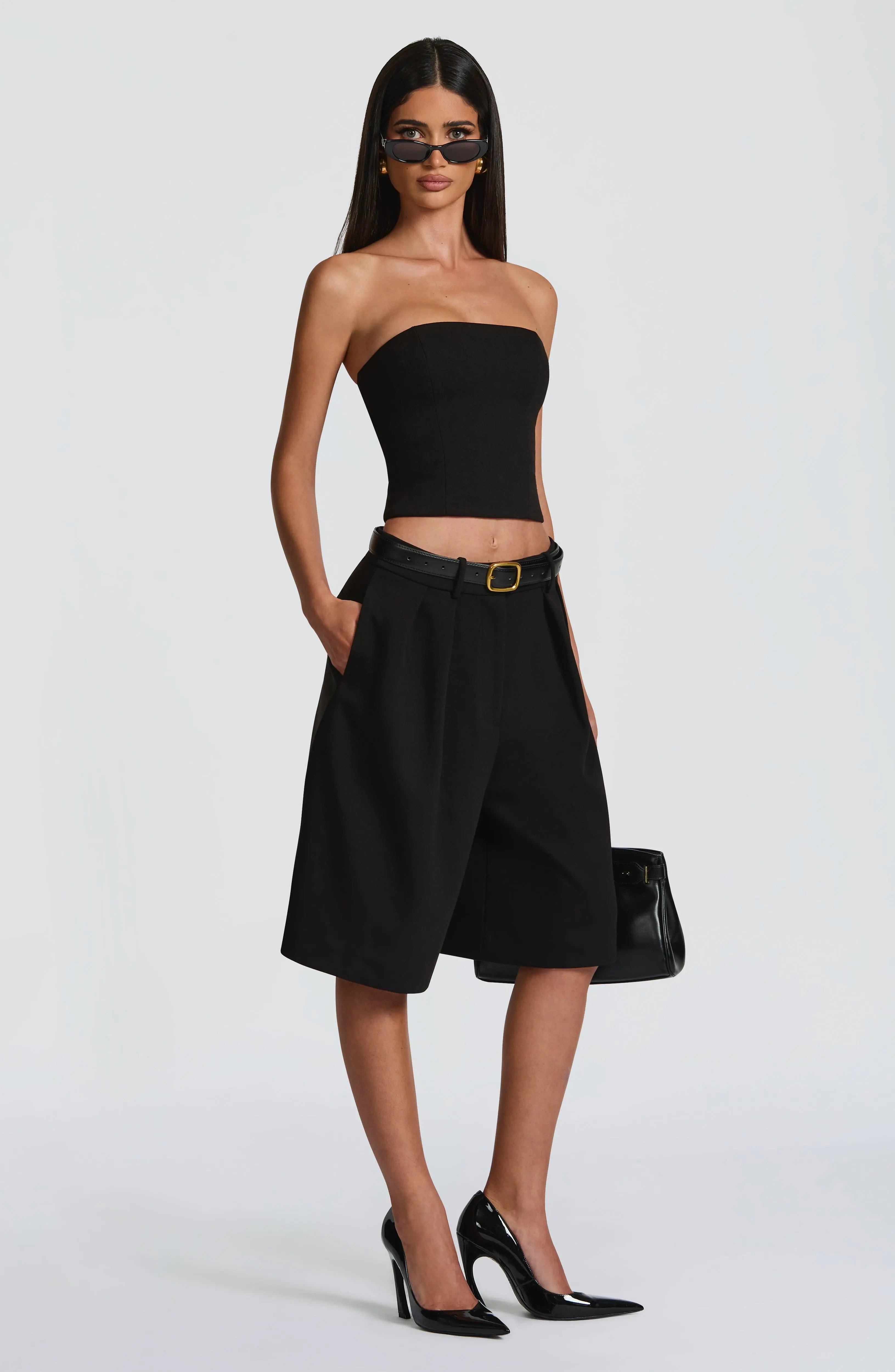 Ausra Bermuda Shorts - Black - Image 5