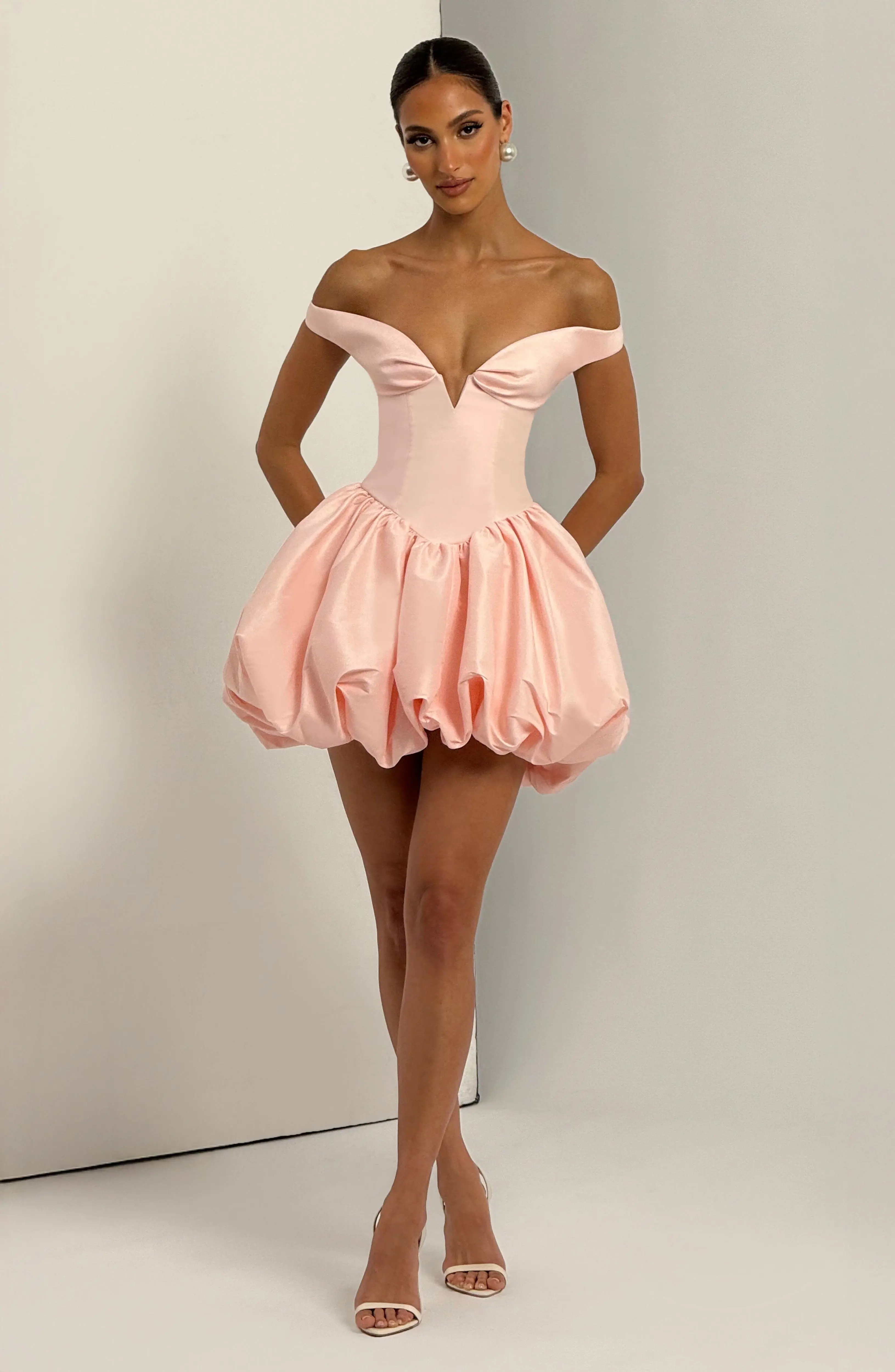 Eileen Mini Dress - Blush - Image 10