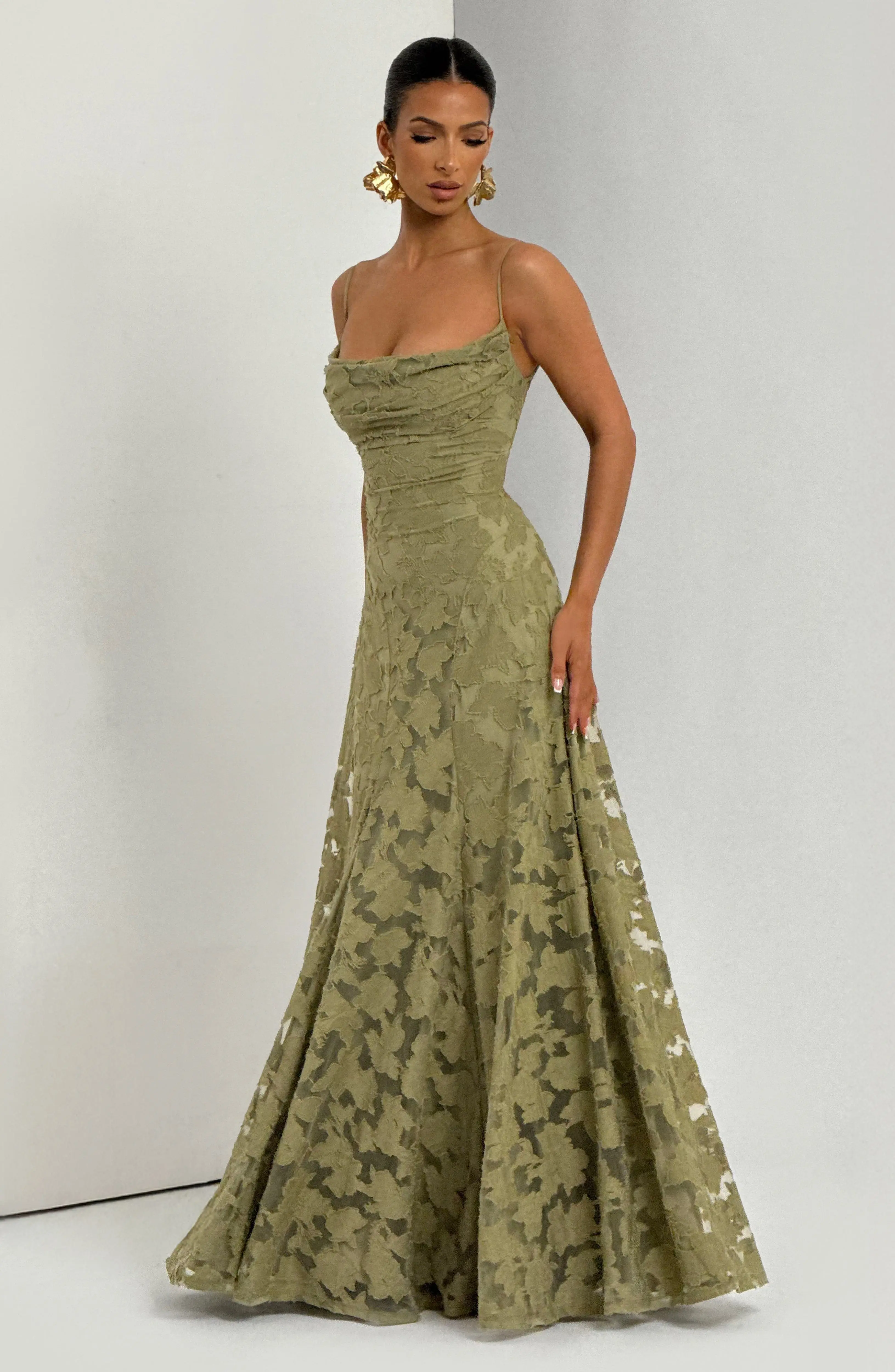 Francis Maxi Dress - Sage - Image 11