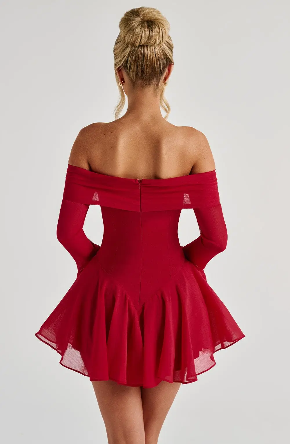 Nerissa Playsuit - Red - Image 4
