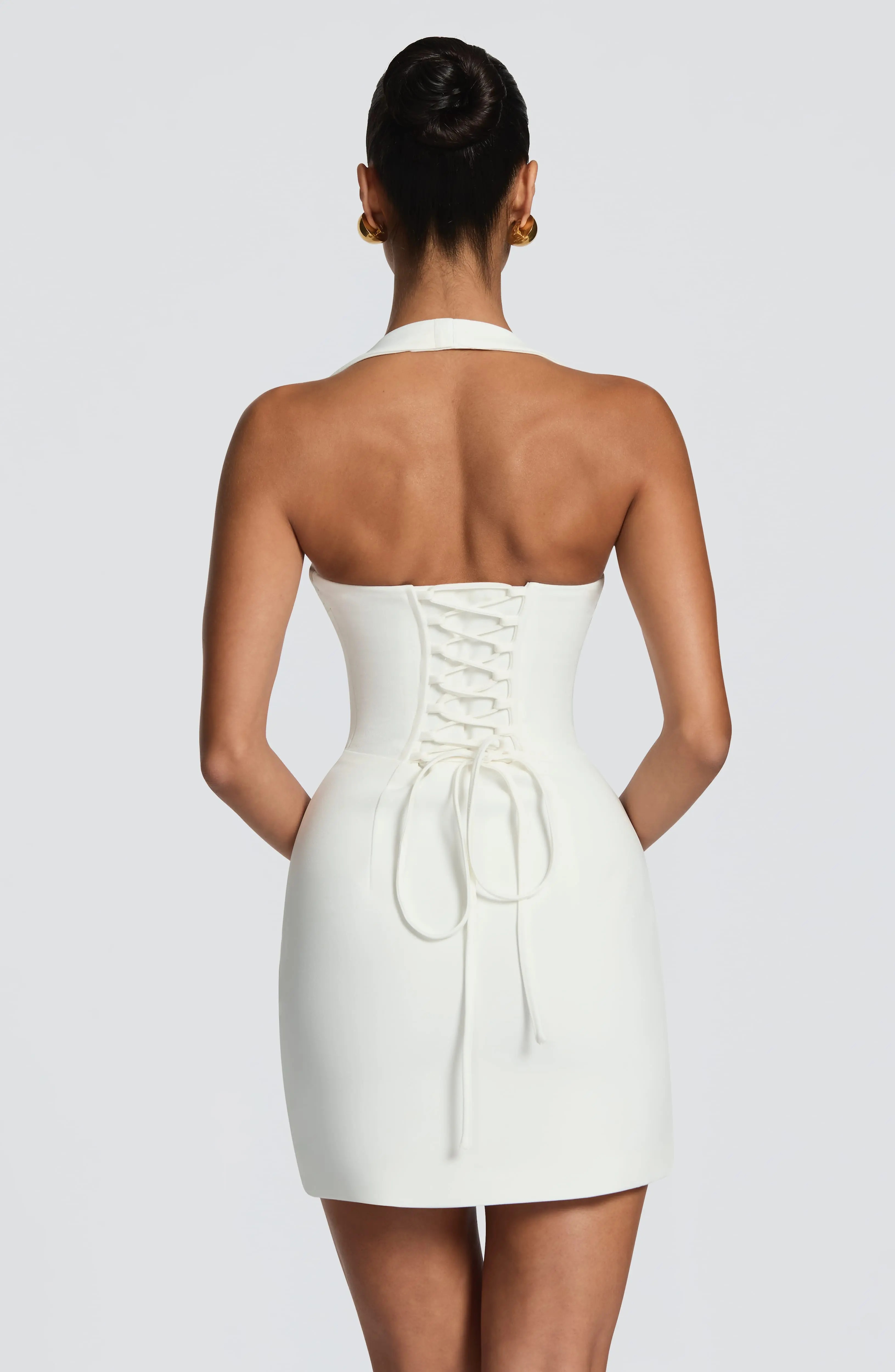 Tamsin Mini Dress - Ivory - Image 3