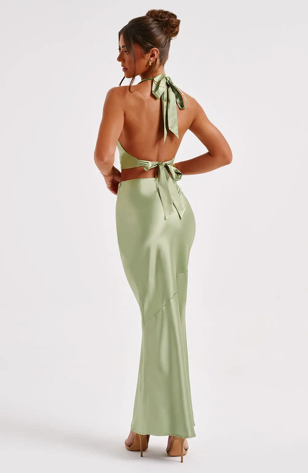 Zaylee Maxi Skirt - Khaki - Image 4