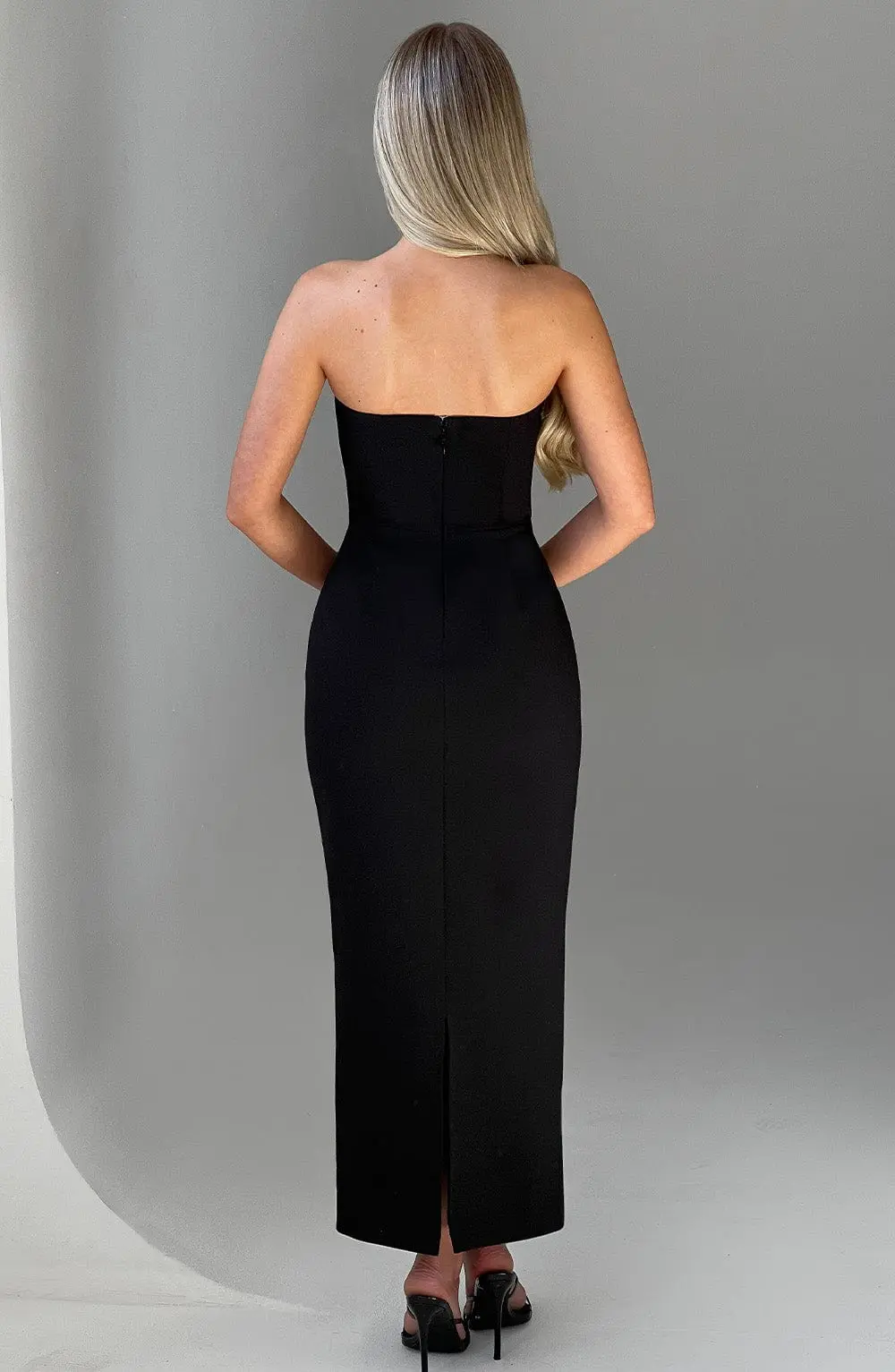 Roxanne Midaxi Dress - Black - Image 3