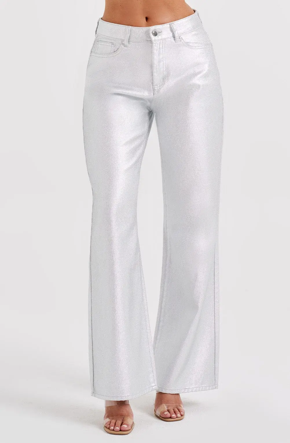 Cassidy Pant - Silver - Image 6
