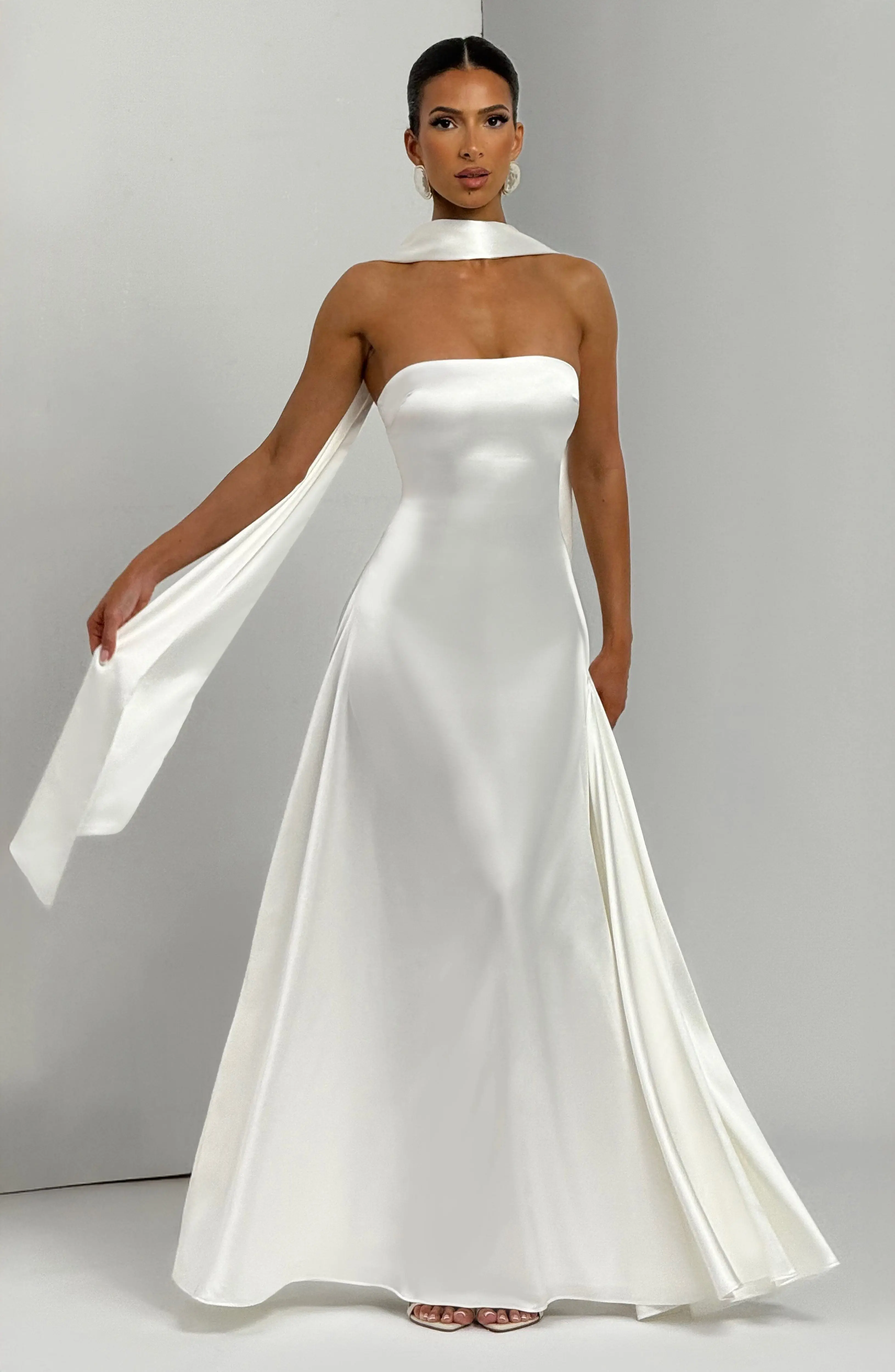 Morven Maxi Dress - Ivory - Image 4