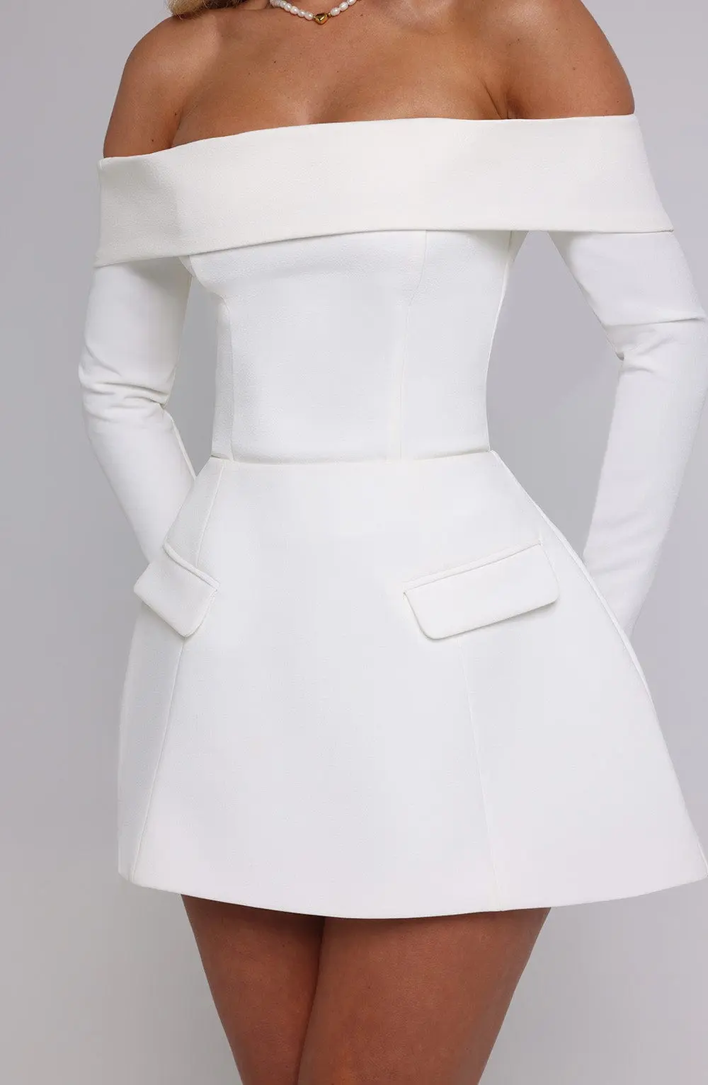Grace Skort - Ivory - Image 7
