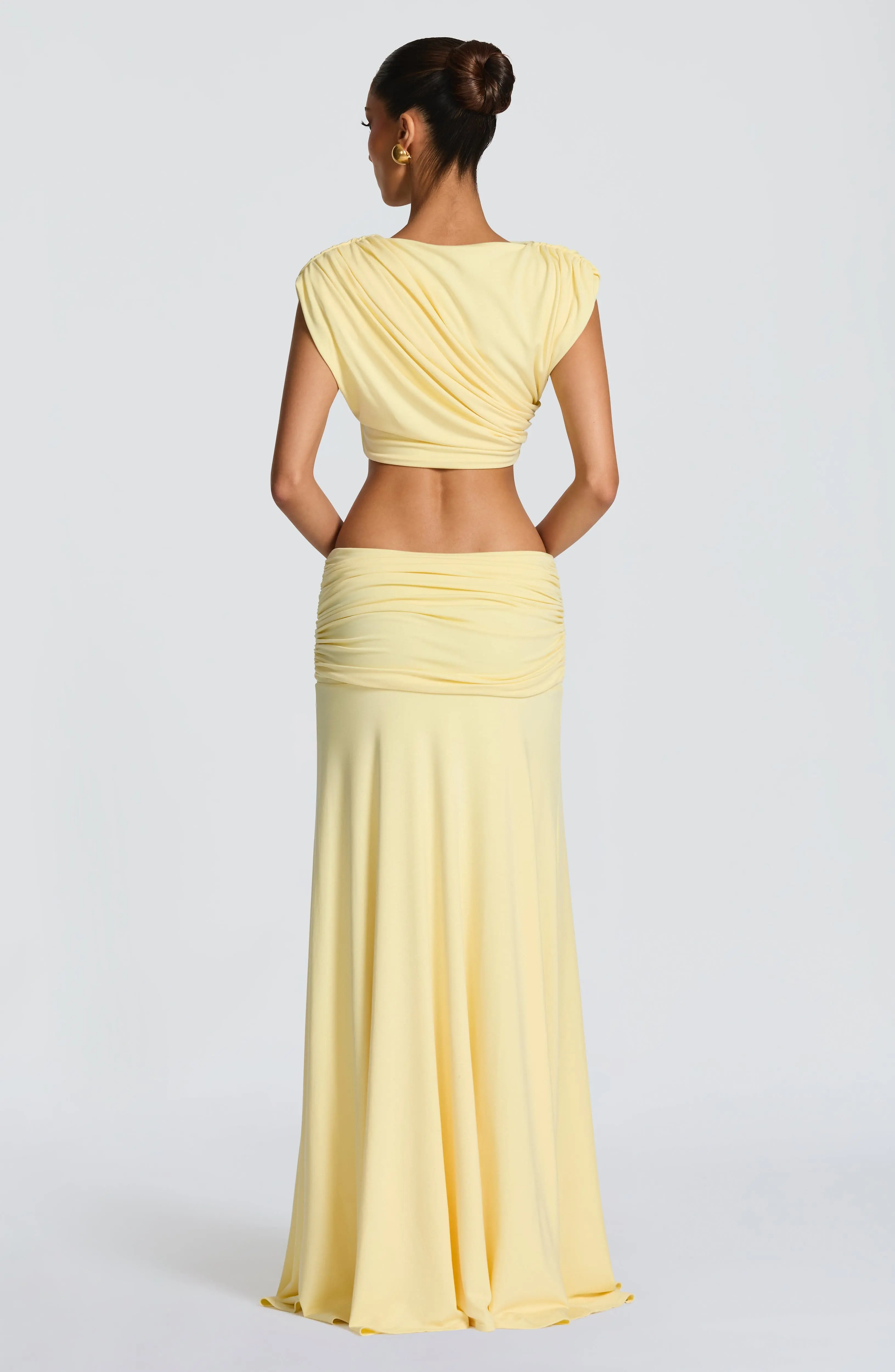 Paige Maxi Skirt - Lemon - Image 4