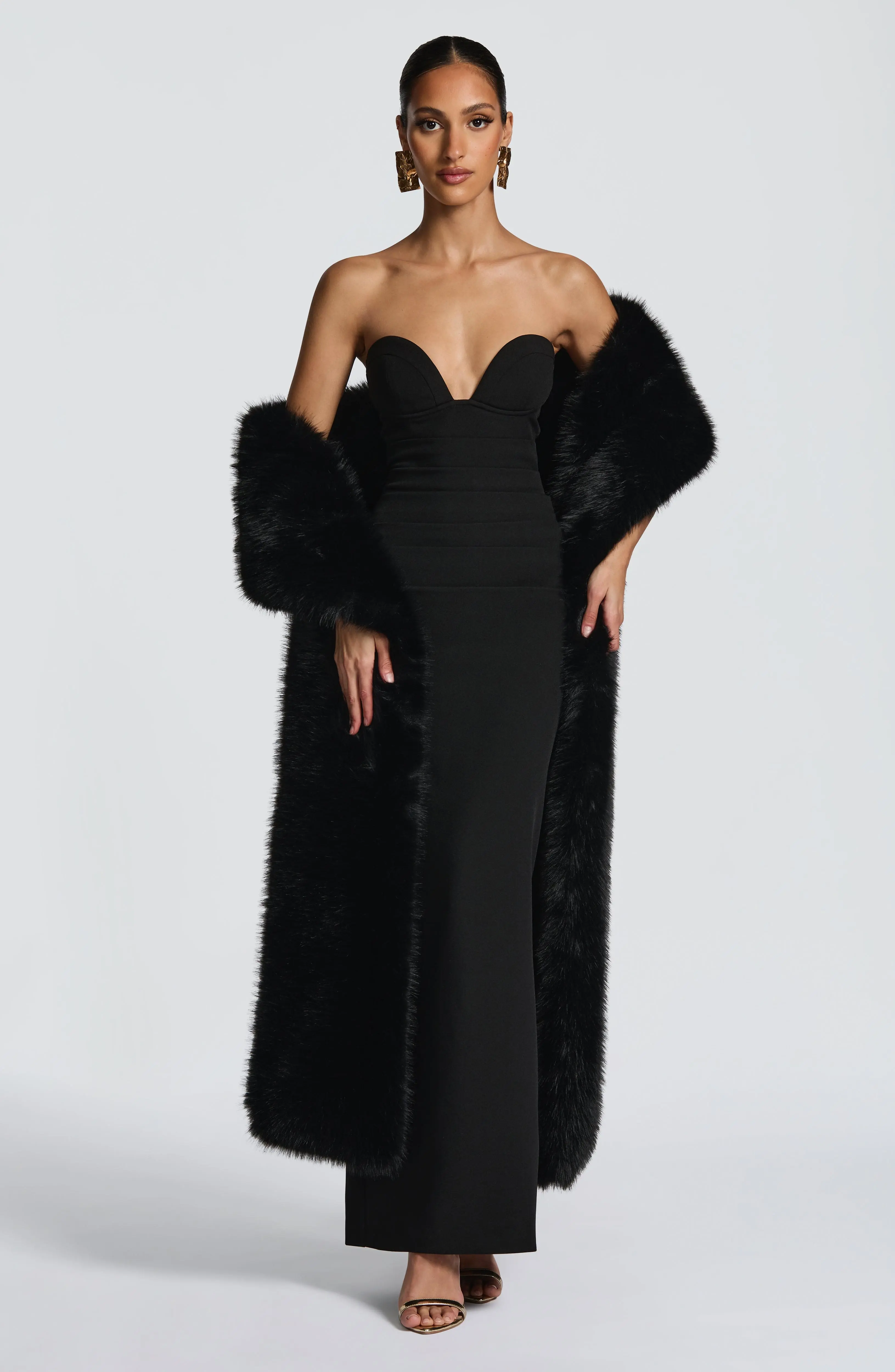 Lindsey Maxi Dress - Black - Image 13