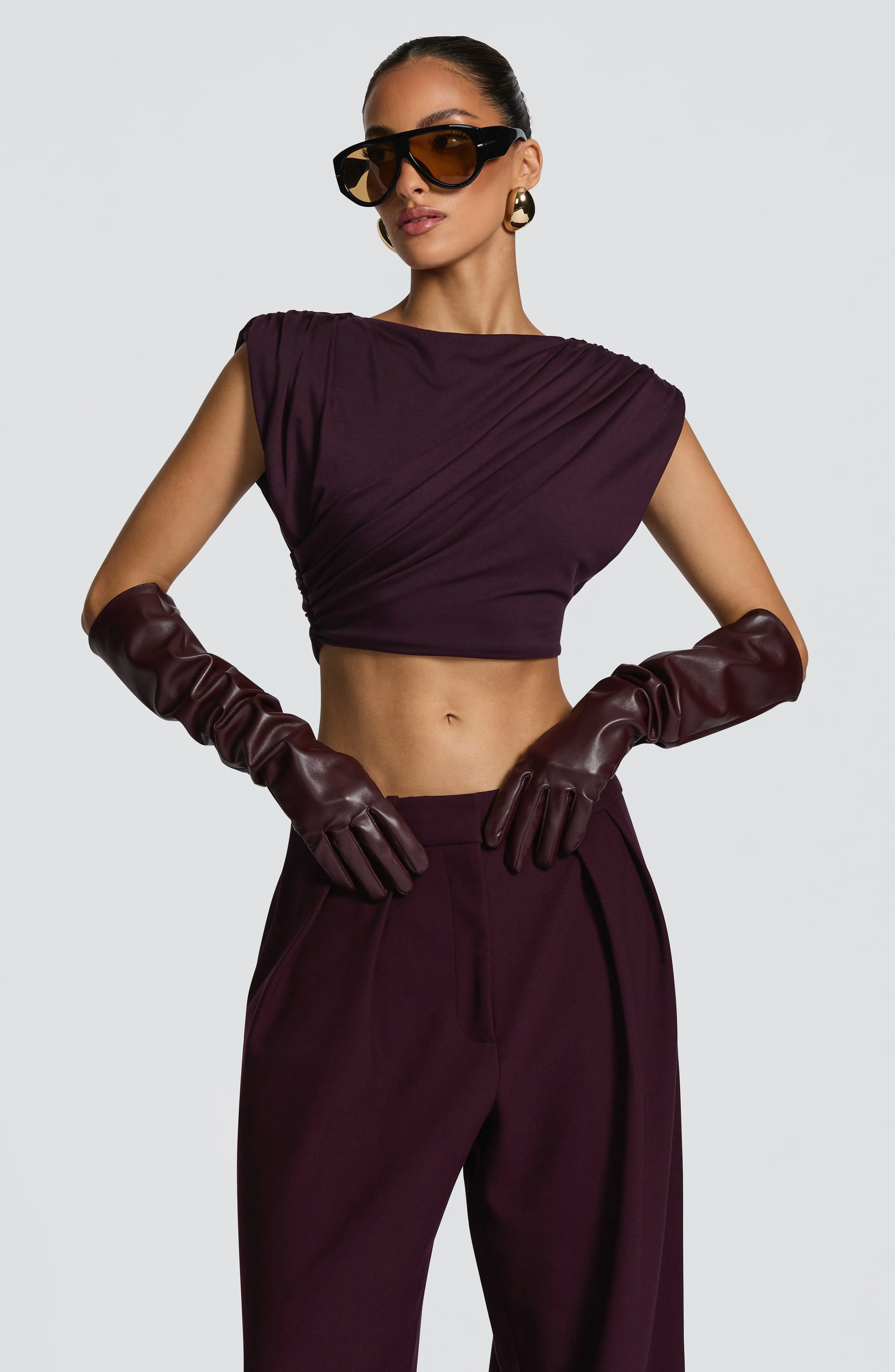 Amara Top - Plum - Image 3