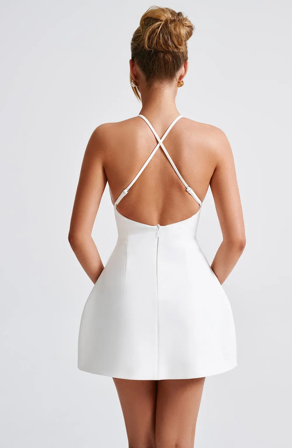 Jayne Mini Dress - Ivory - Image 7