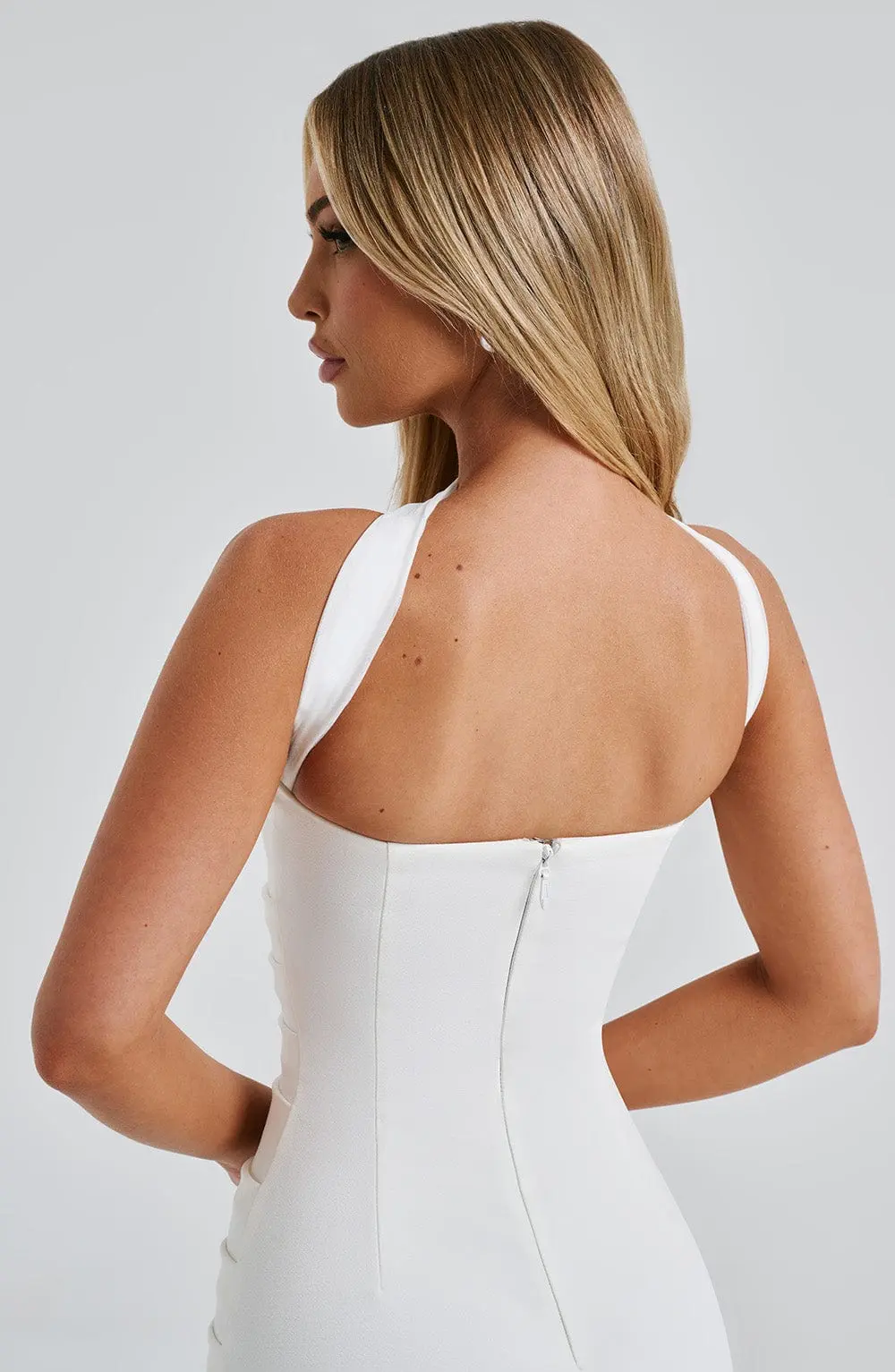 Yulia Maxi Dress - Ivory - Image 10