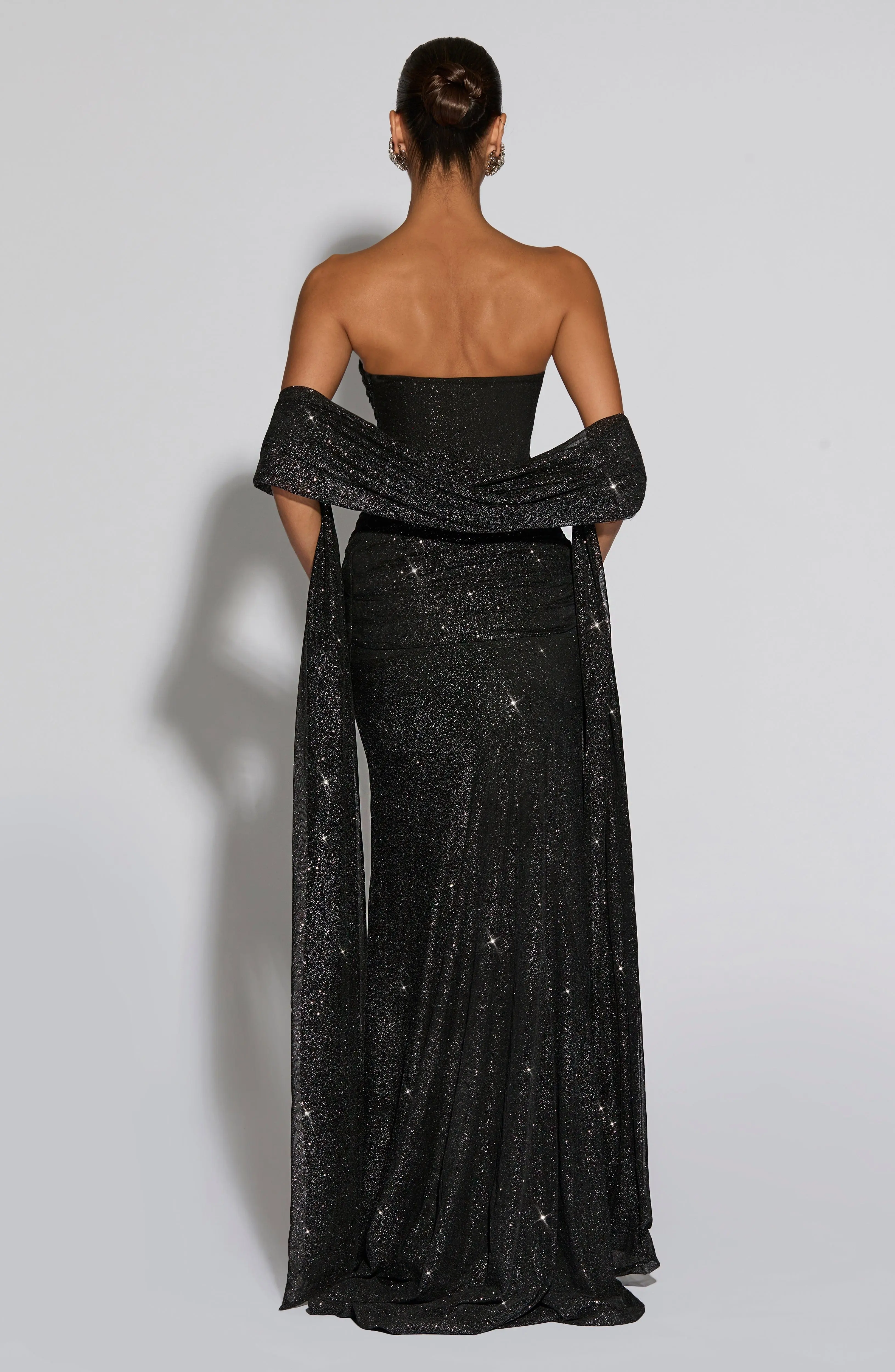 Agnes Shawl - Black Sparkle - Image 5