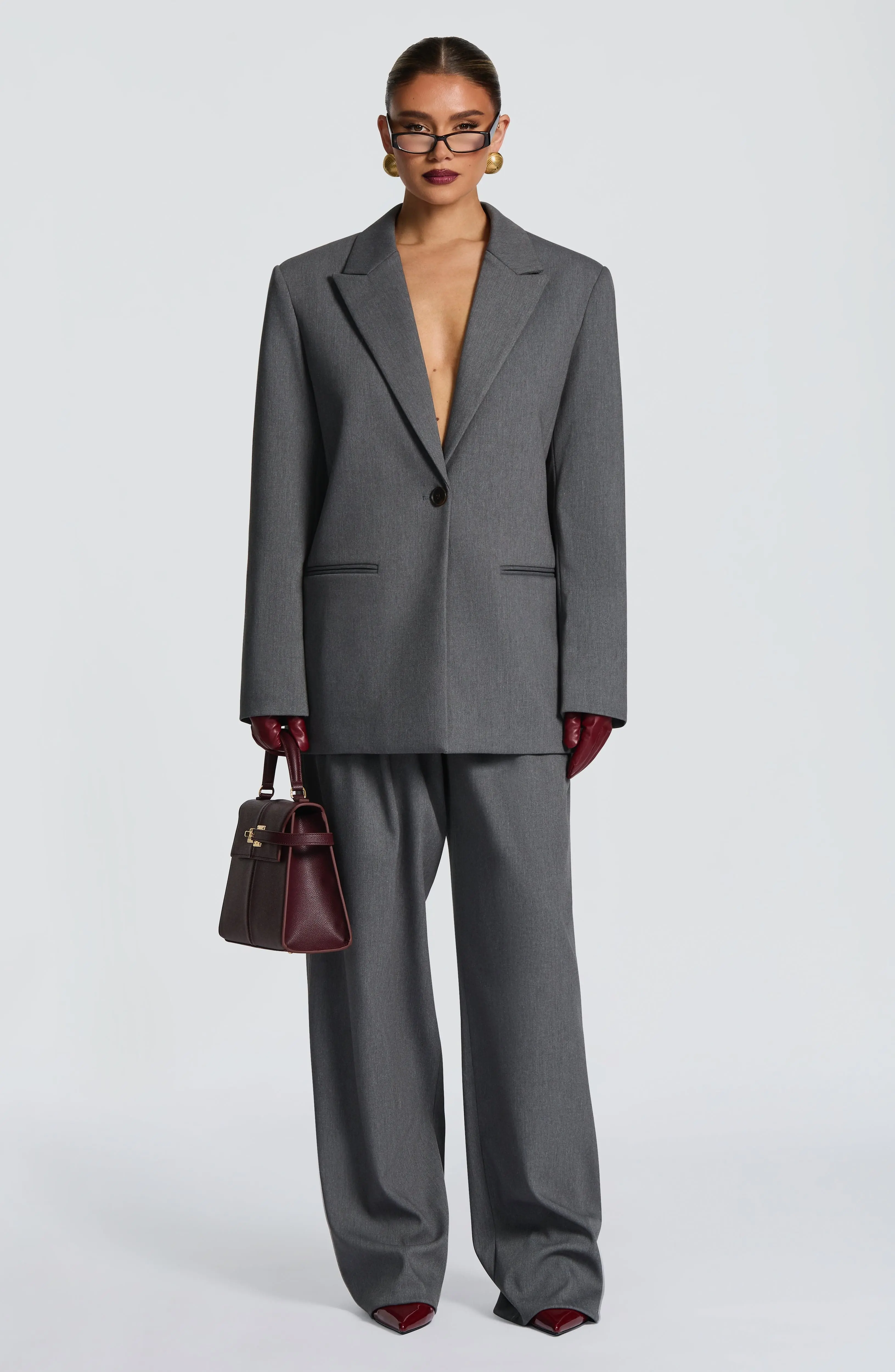 Reece Blazer - Grey Marl - Image 7