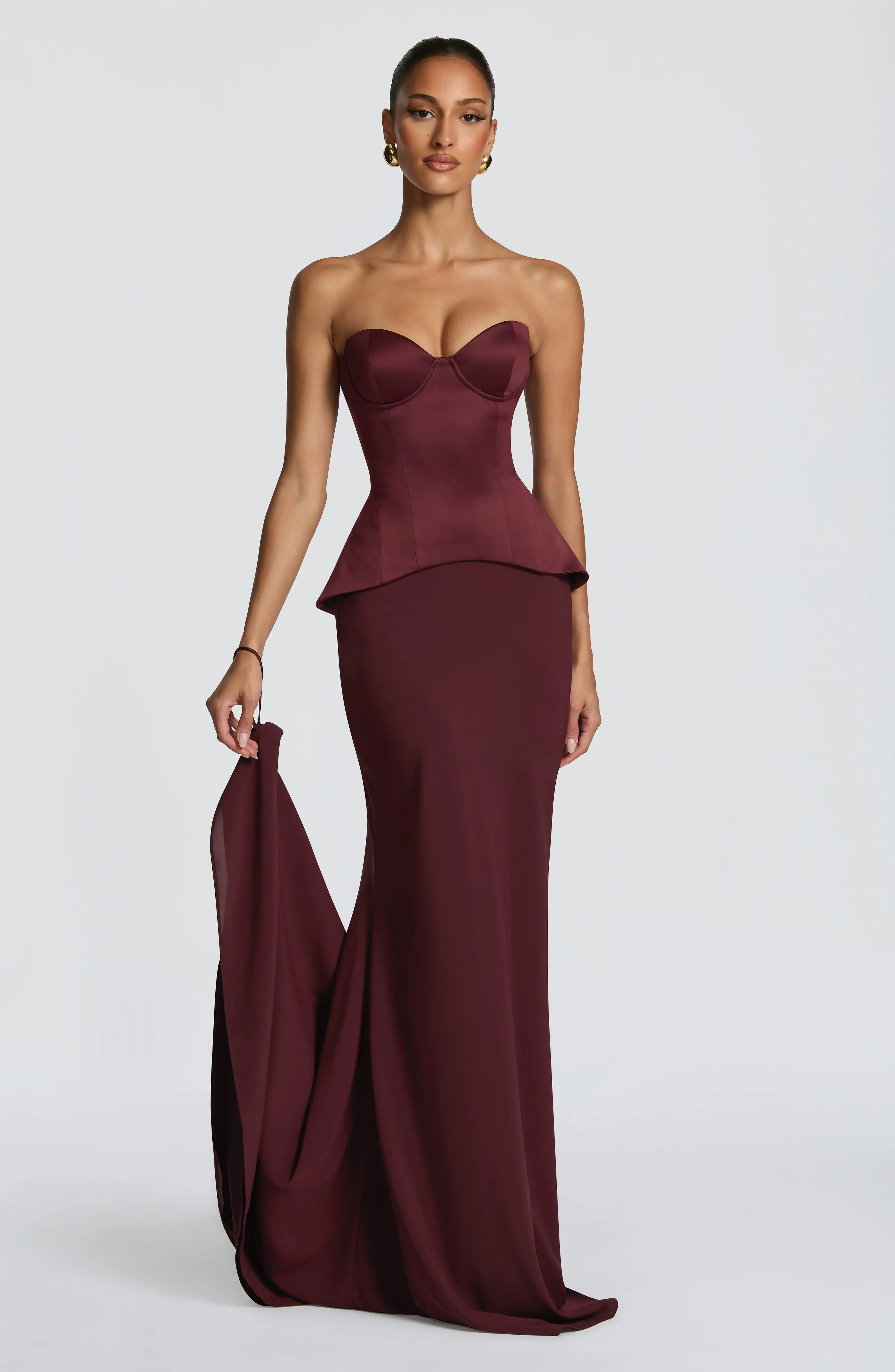 Ravenna Corset - Cherry Lacquer - Image 6