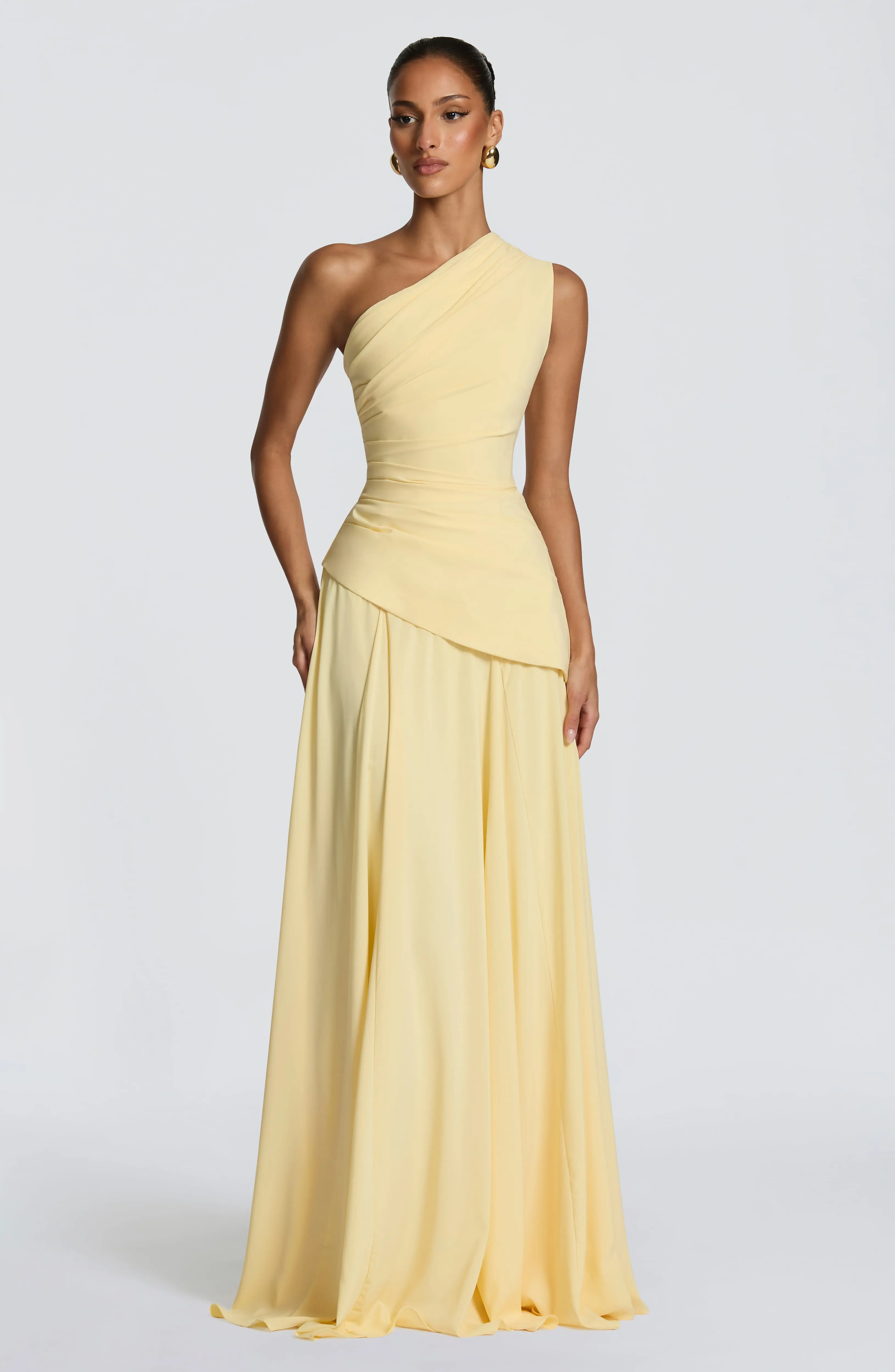 Bianca Maxi Dress - Lemon - Image 6