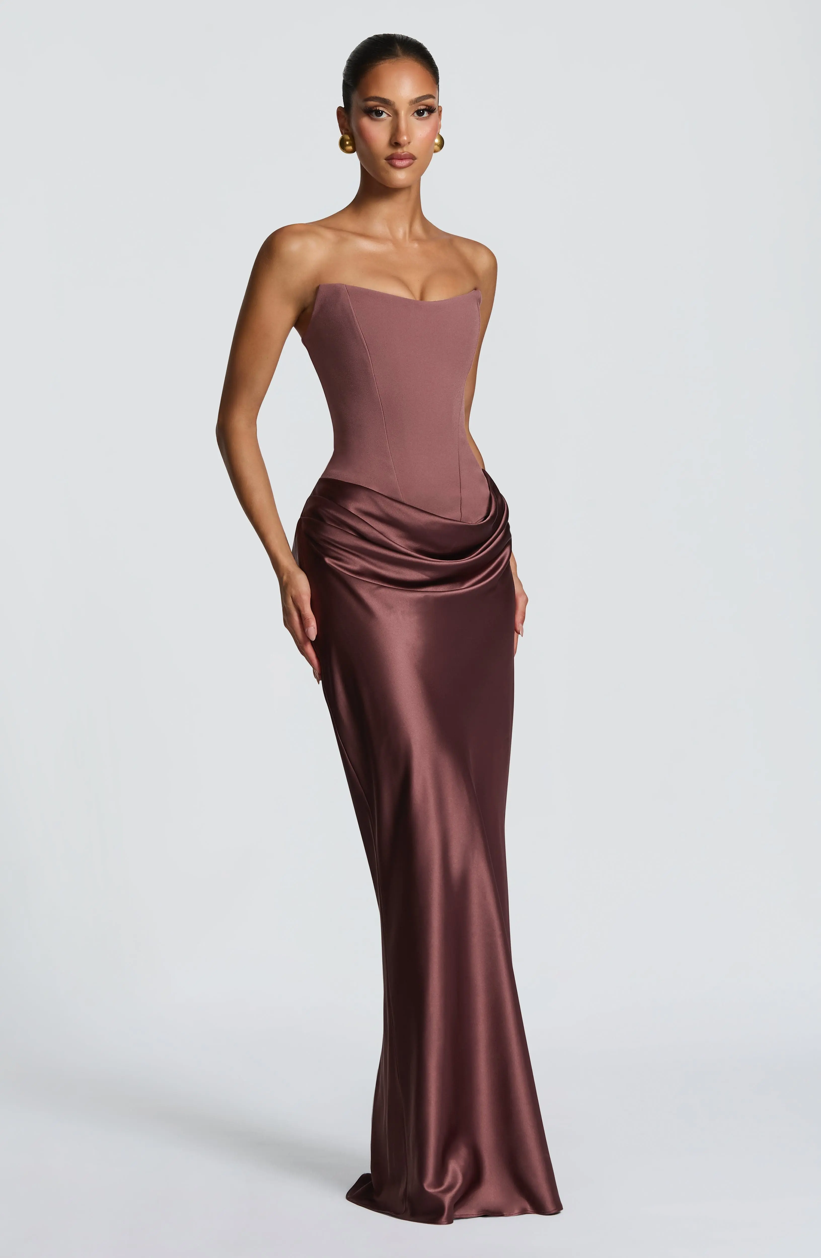 Maggie Maxi Dress - Dusty Rose - Image 3