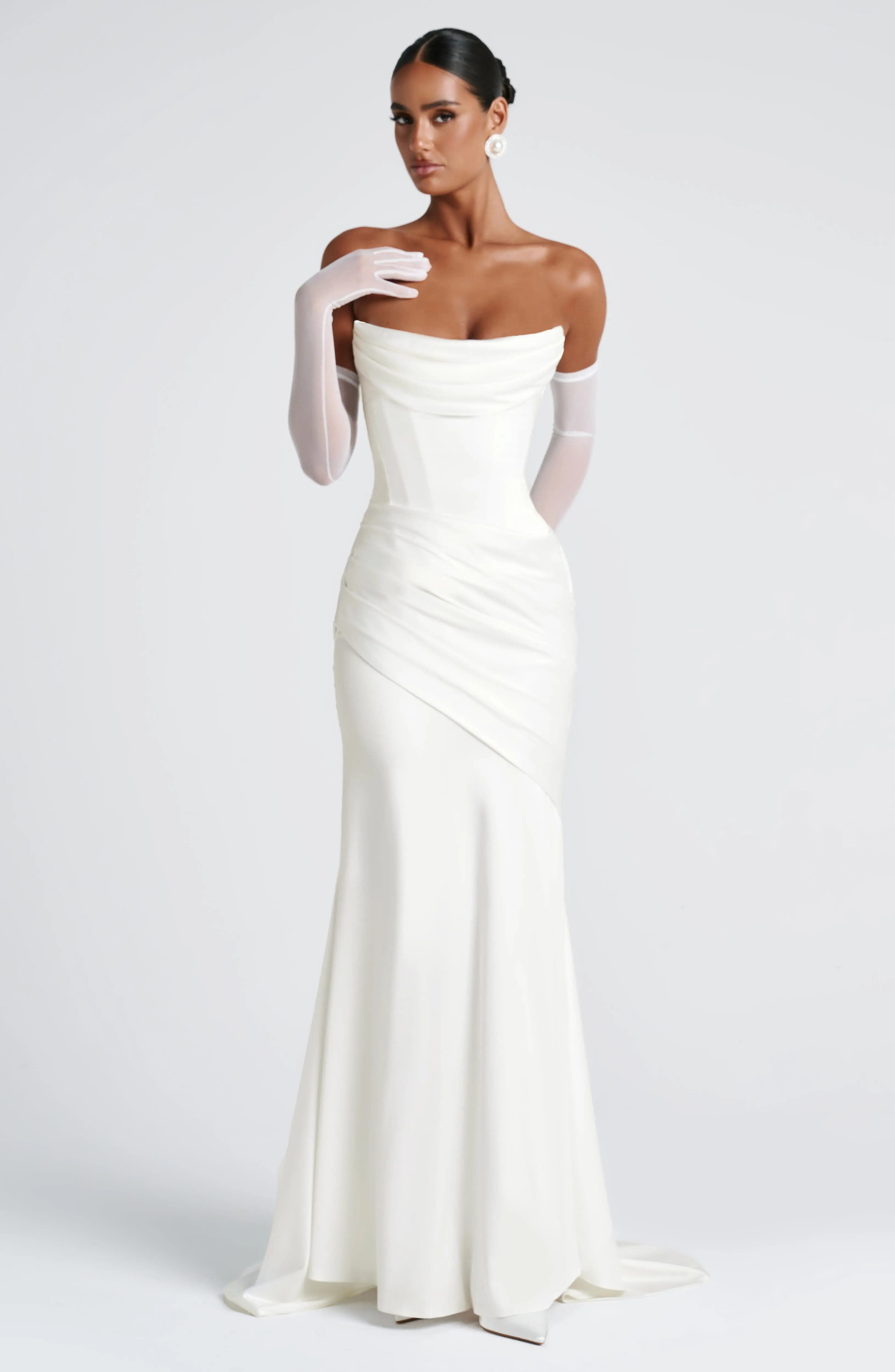 Kensington Maxi Dress - Ivory - Image 7