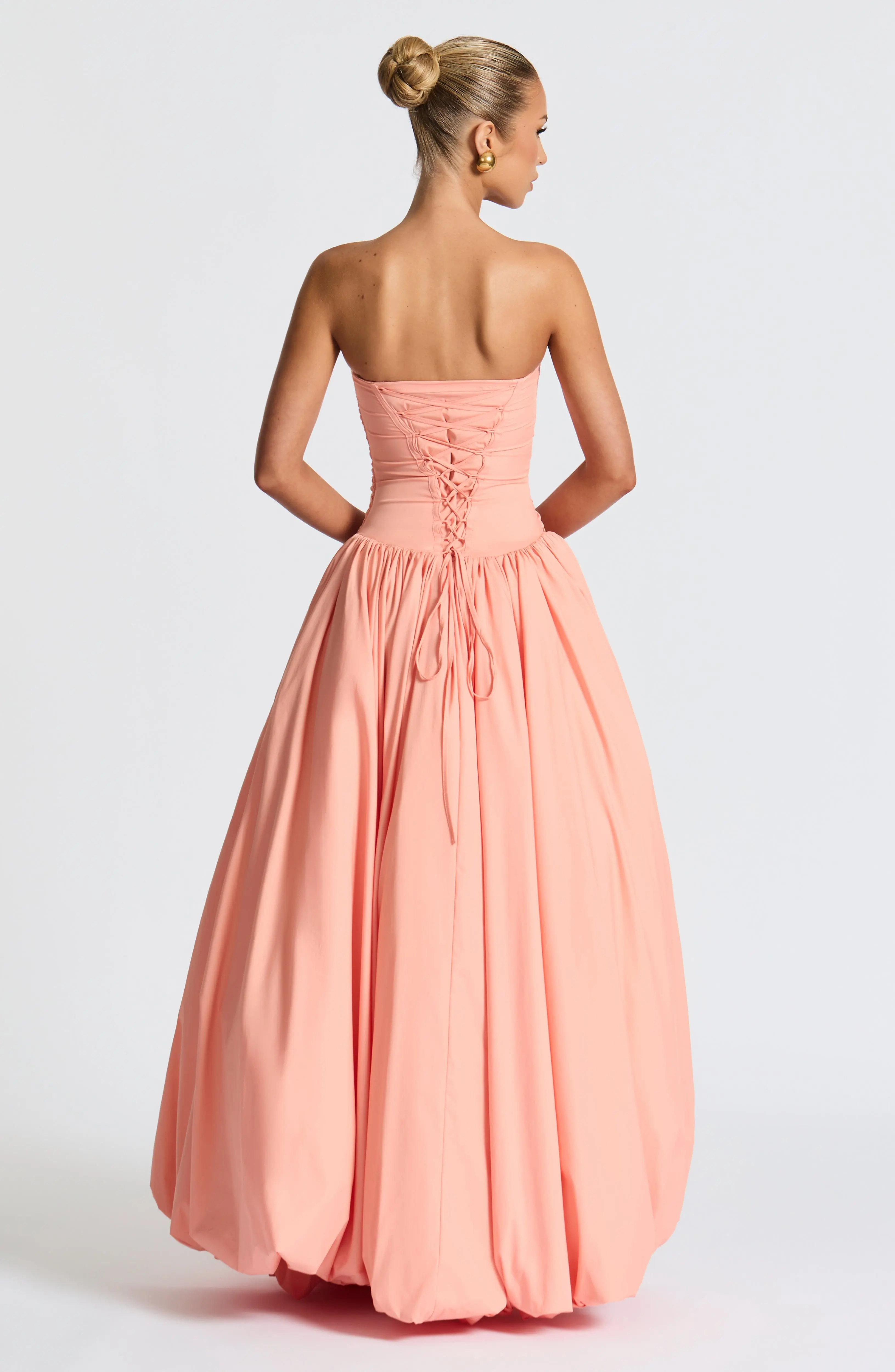 Jillian Maxi Dress - Peach - Image 2