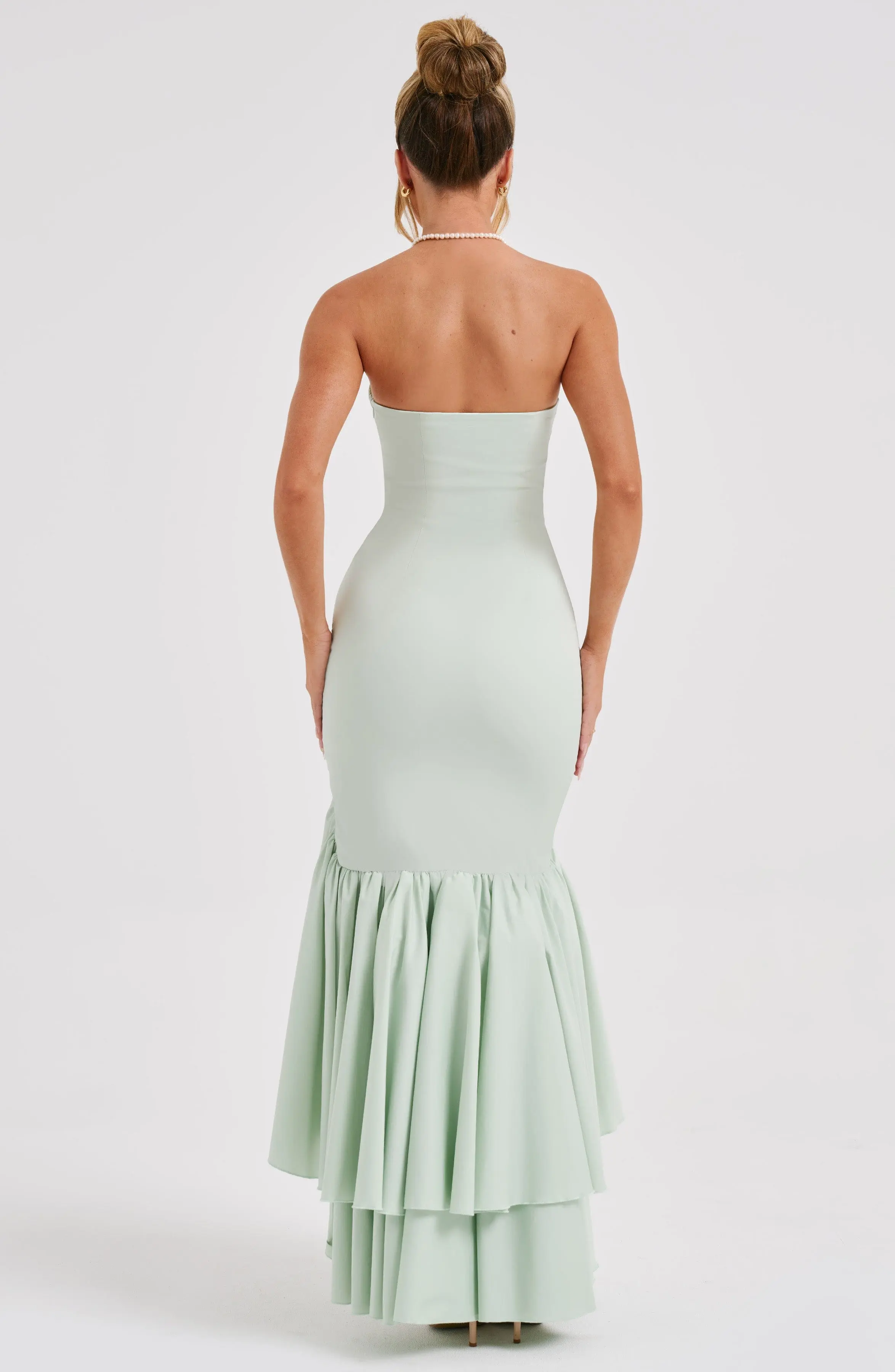 Angelina Maxi Dress - Sage - Image 3