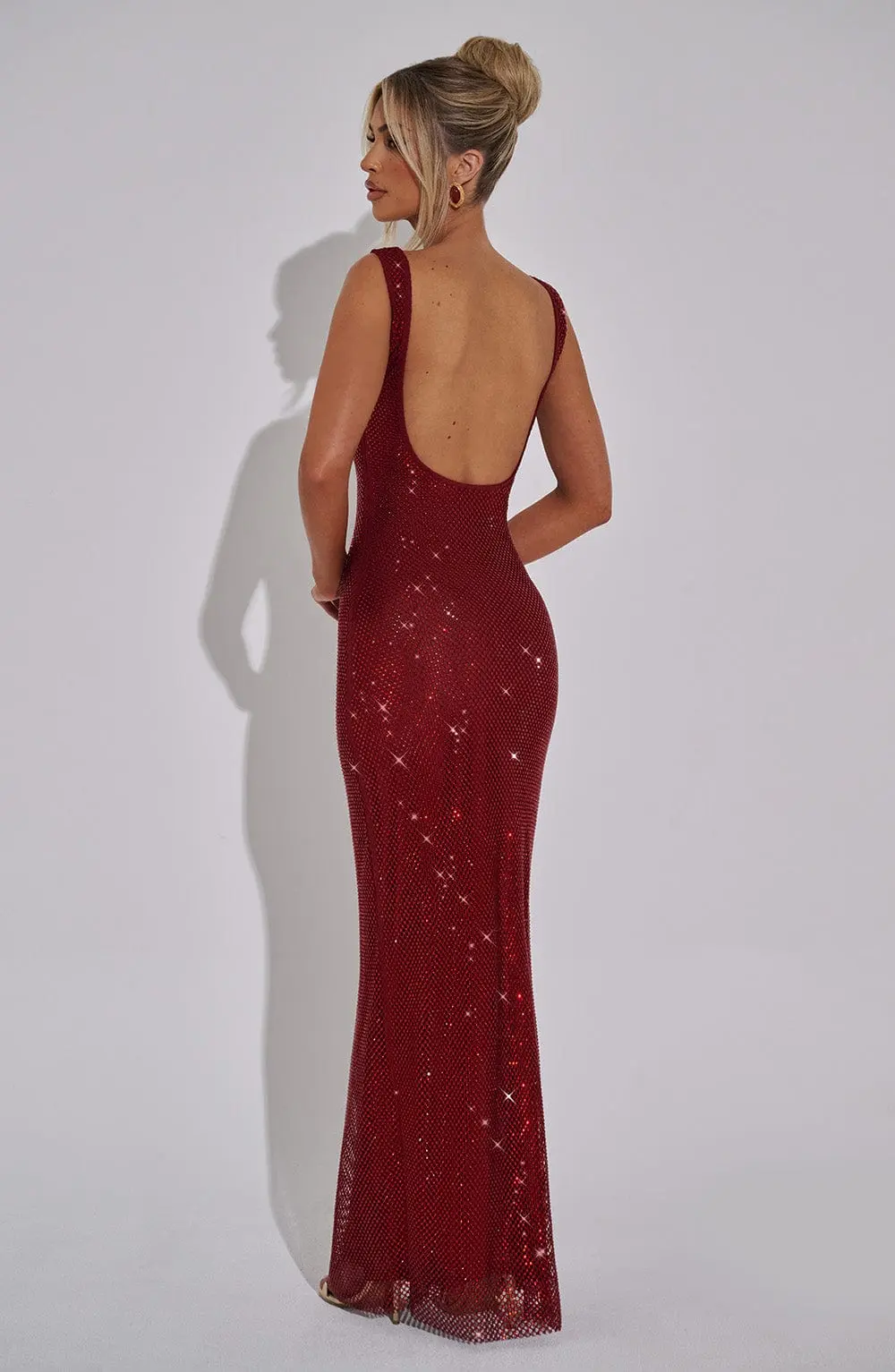 Petra Maxi Dress - Wine - Image 6